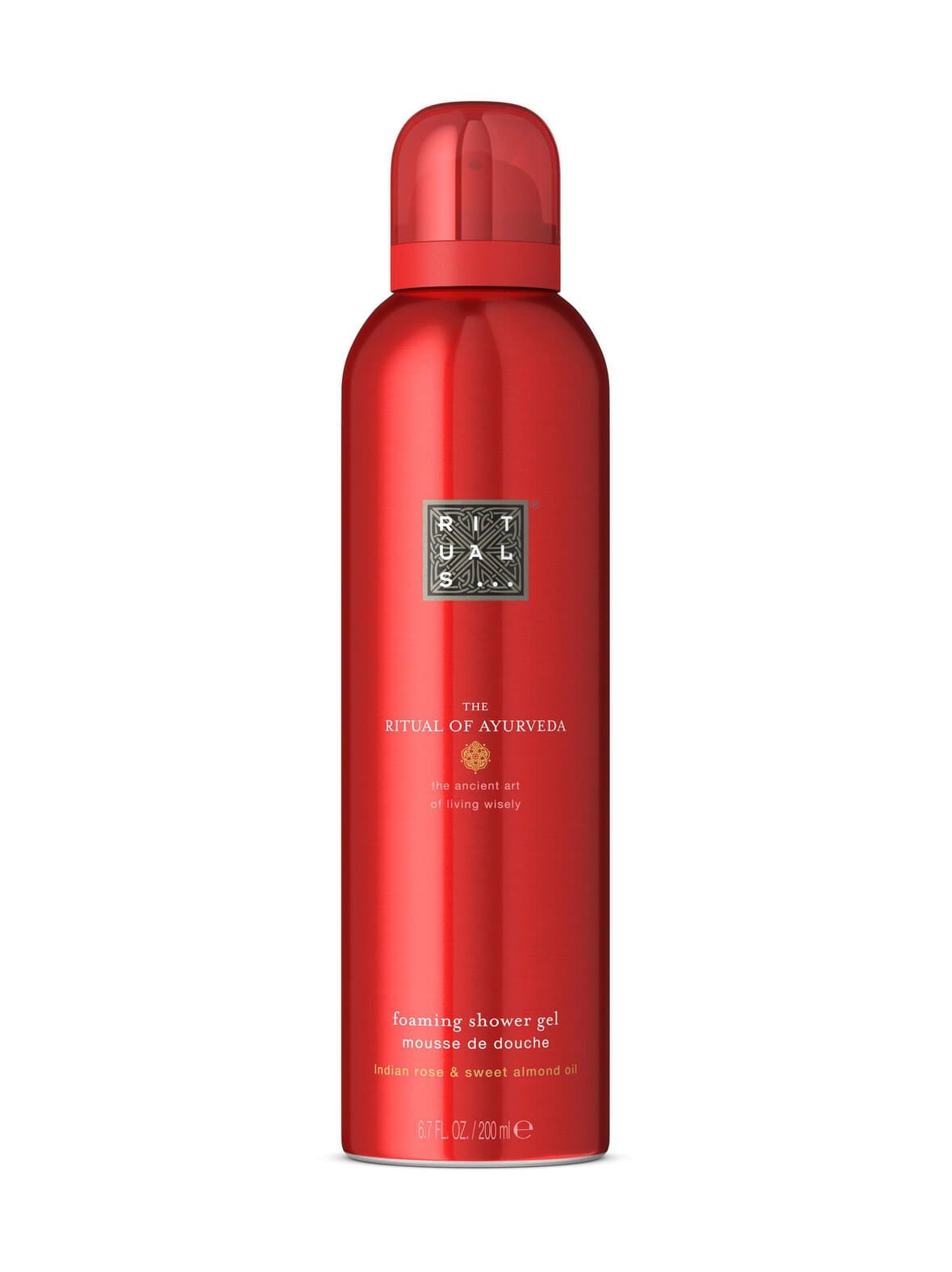 The ritual of ayurveda foaming shower gel -suihkuvaahto – Rituals