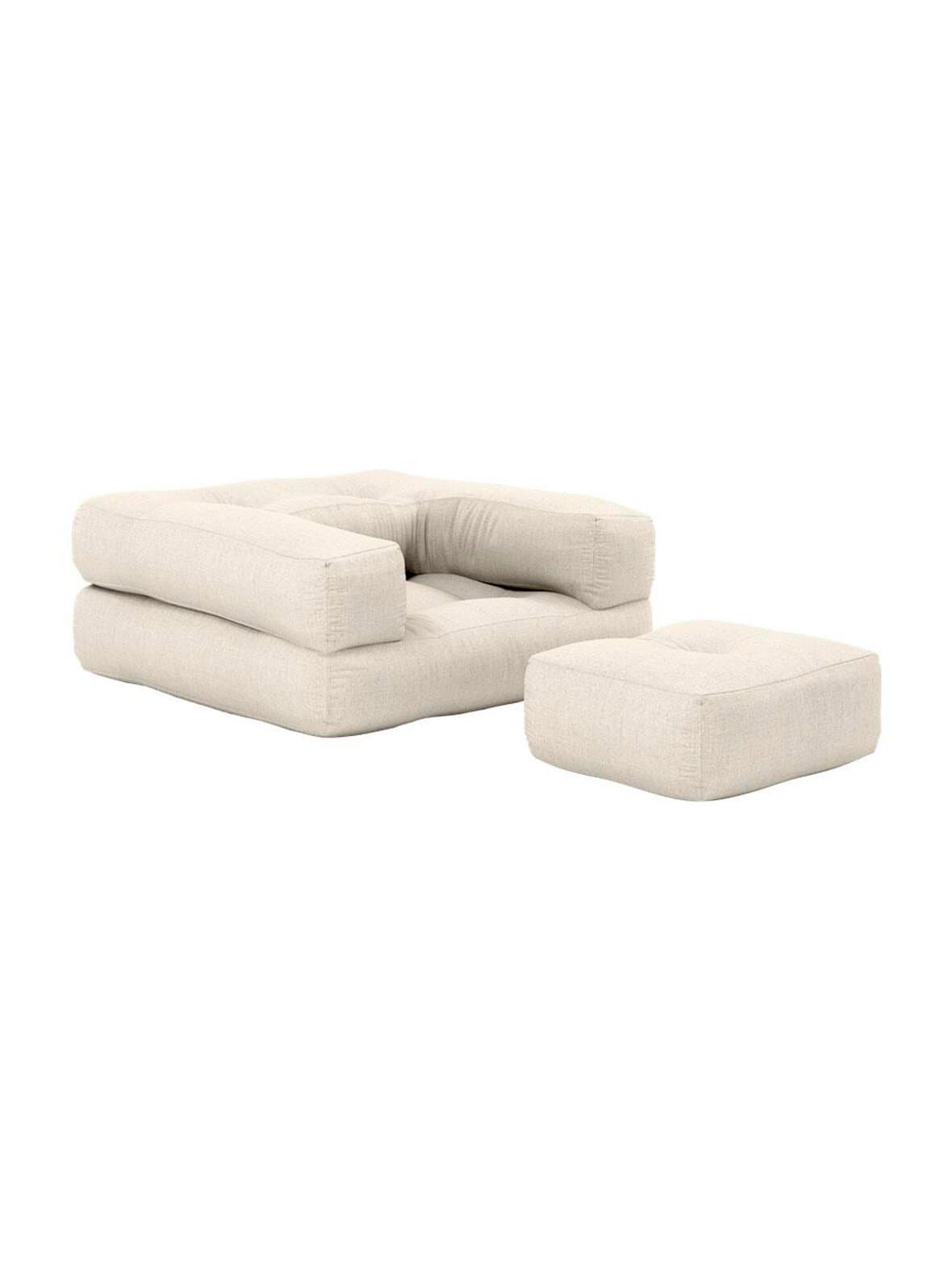 Mini cube -nojatuoli linen – Karup