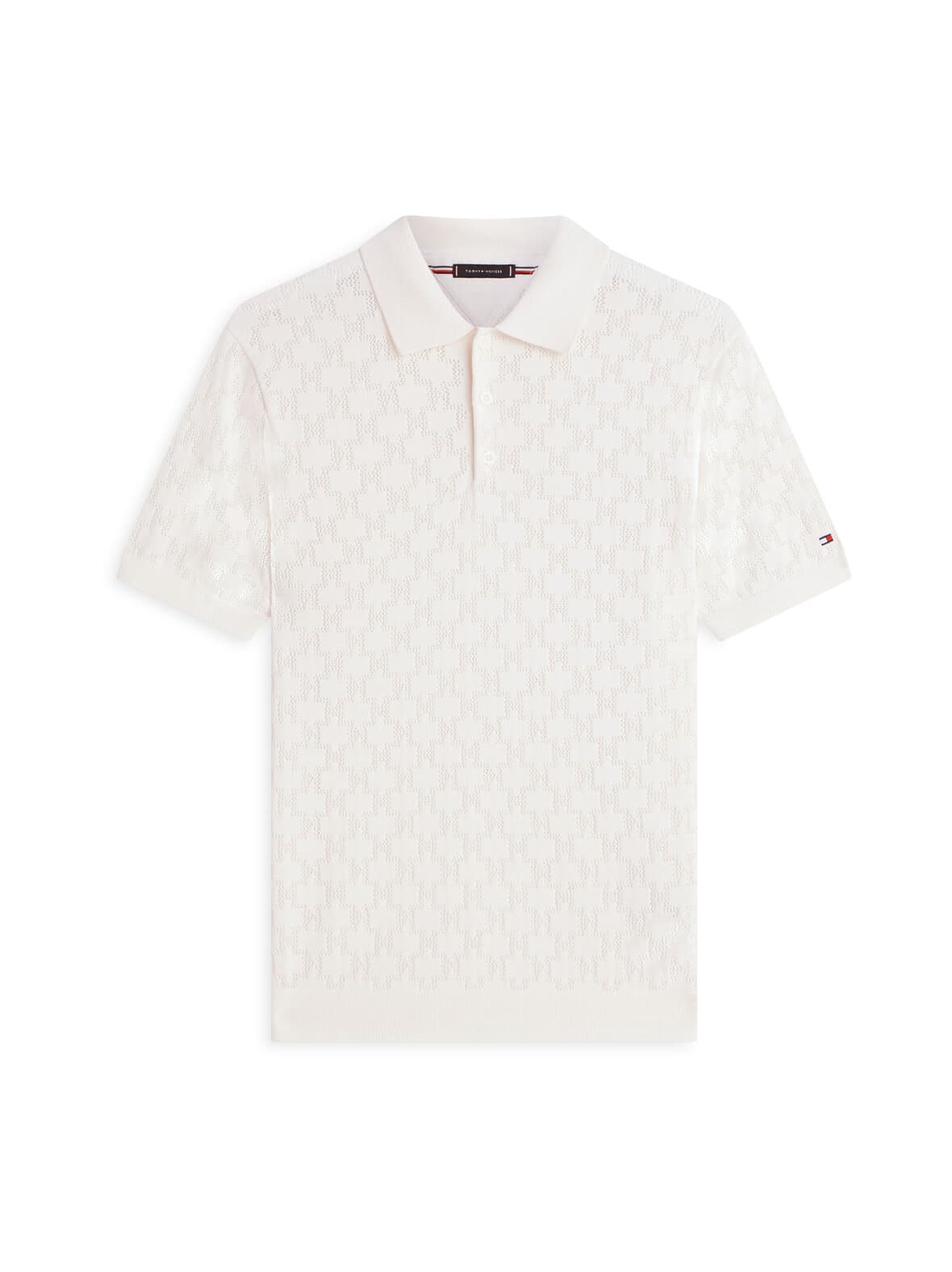 Pointelle-kuvioitu pikeepaita – Tommy Hilfiger