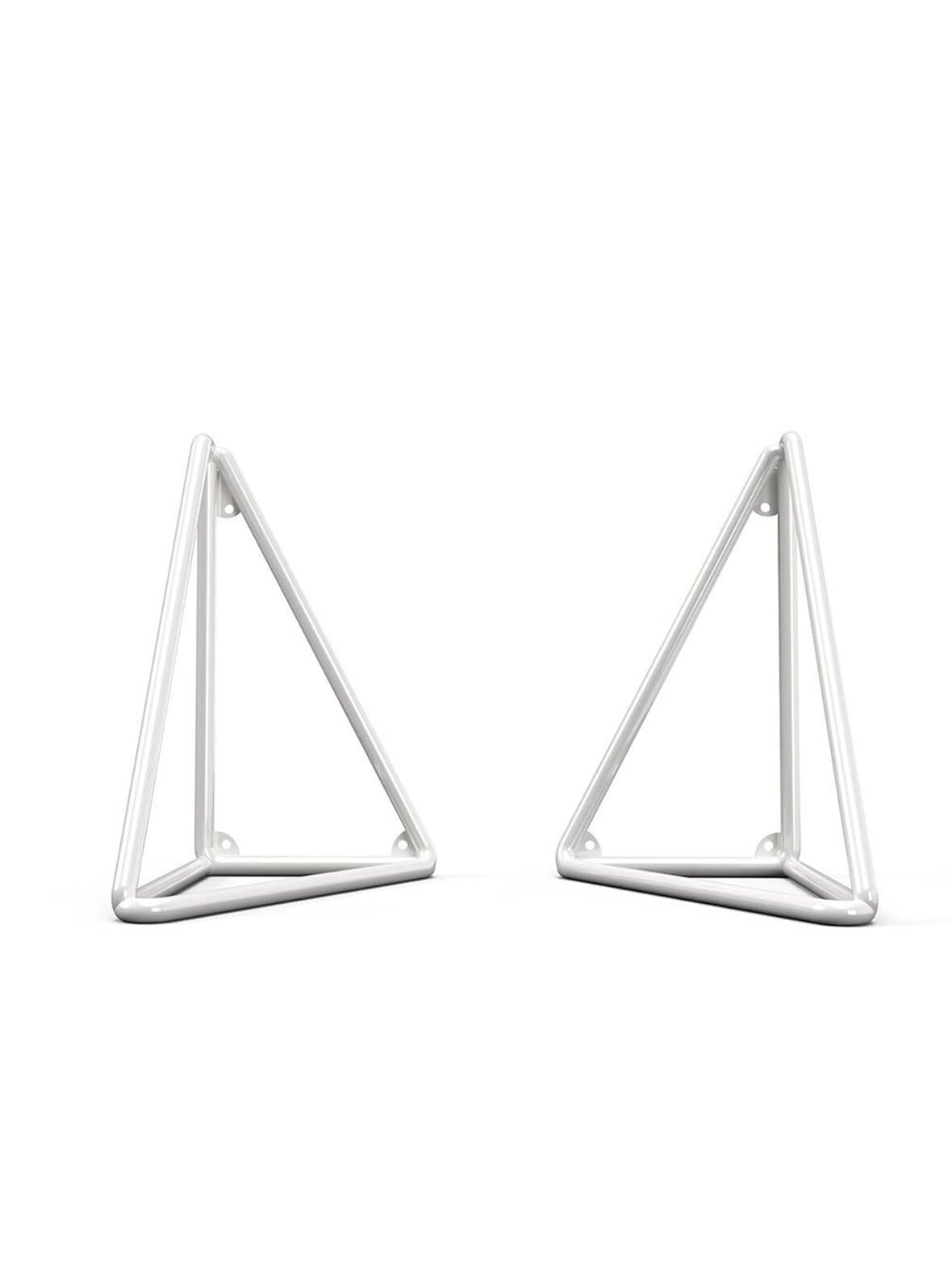 Pythagoras xl -hyllynkannattimet 2 kpl valkoinen – Maze