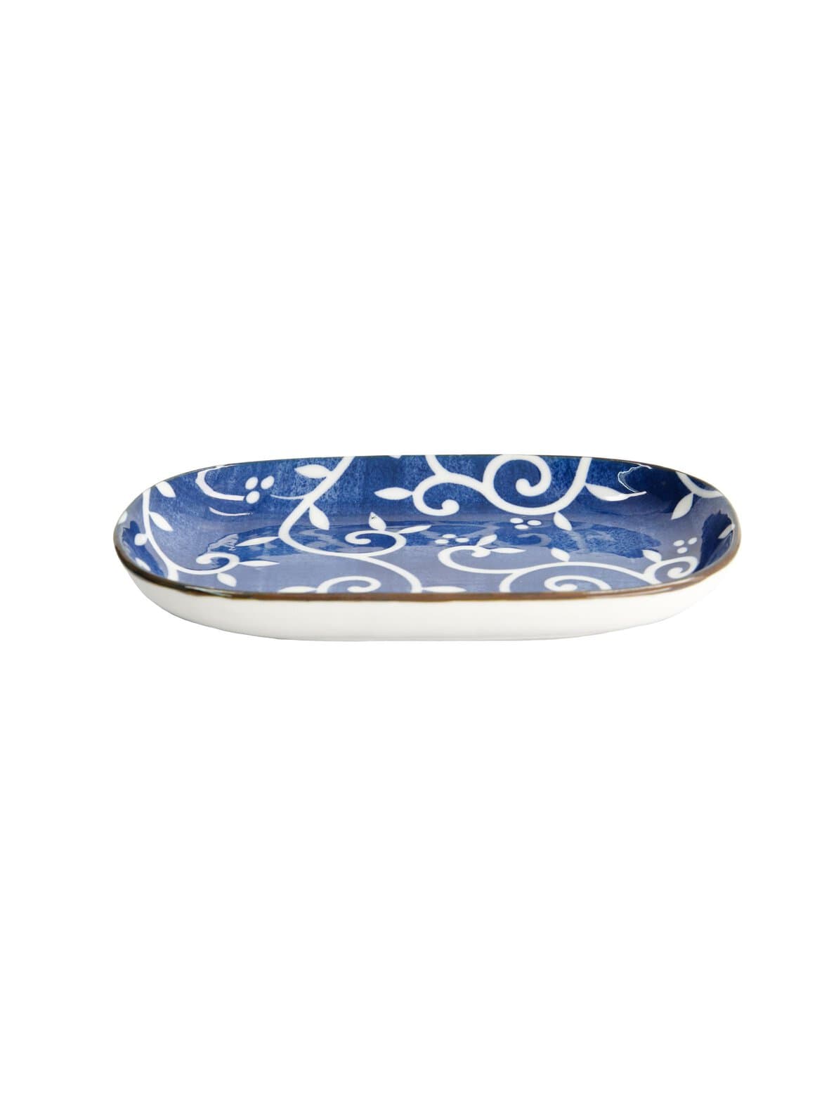 Karakusa oblong -posliinilautanen ø 18,7 cm – Tokyo Design Studio