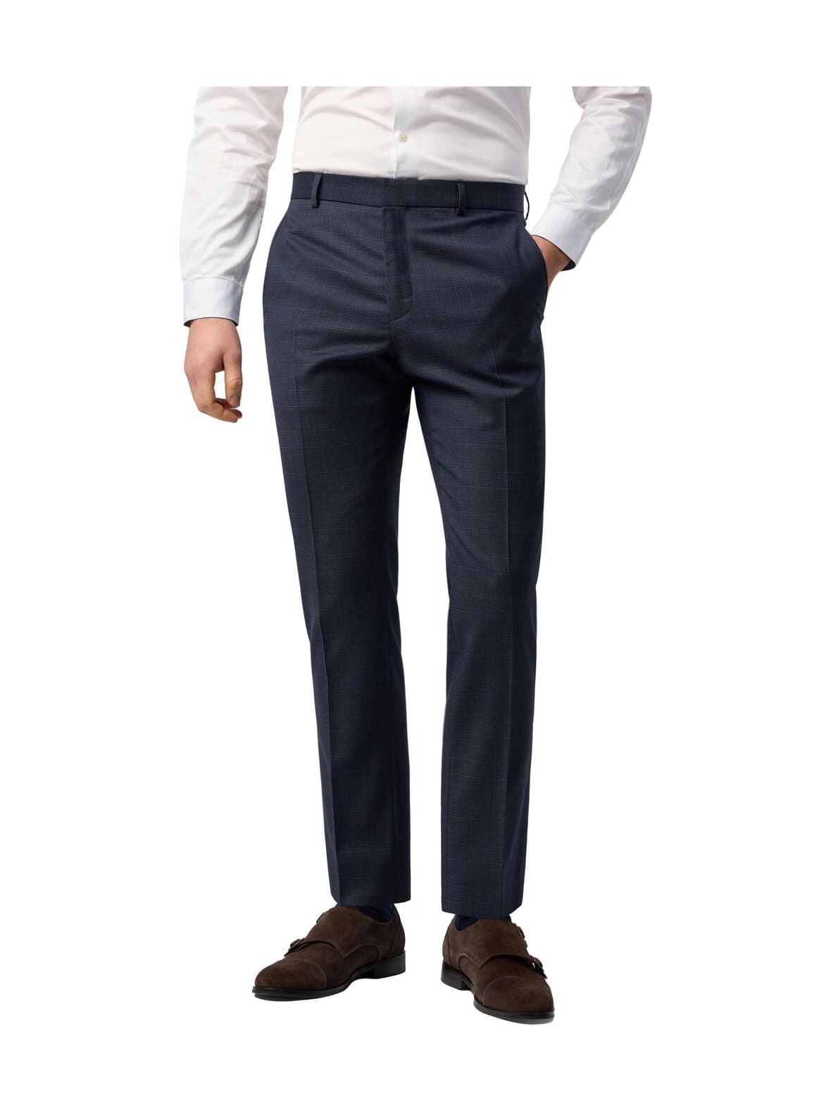Adana textured check -housut – Ted Baker