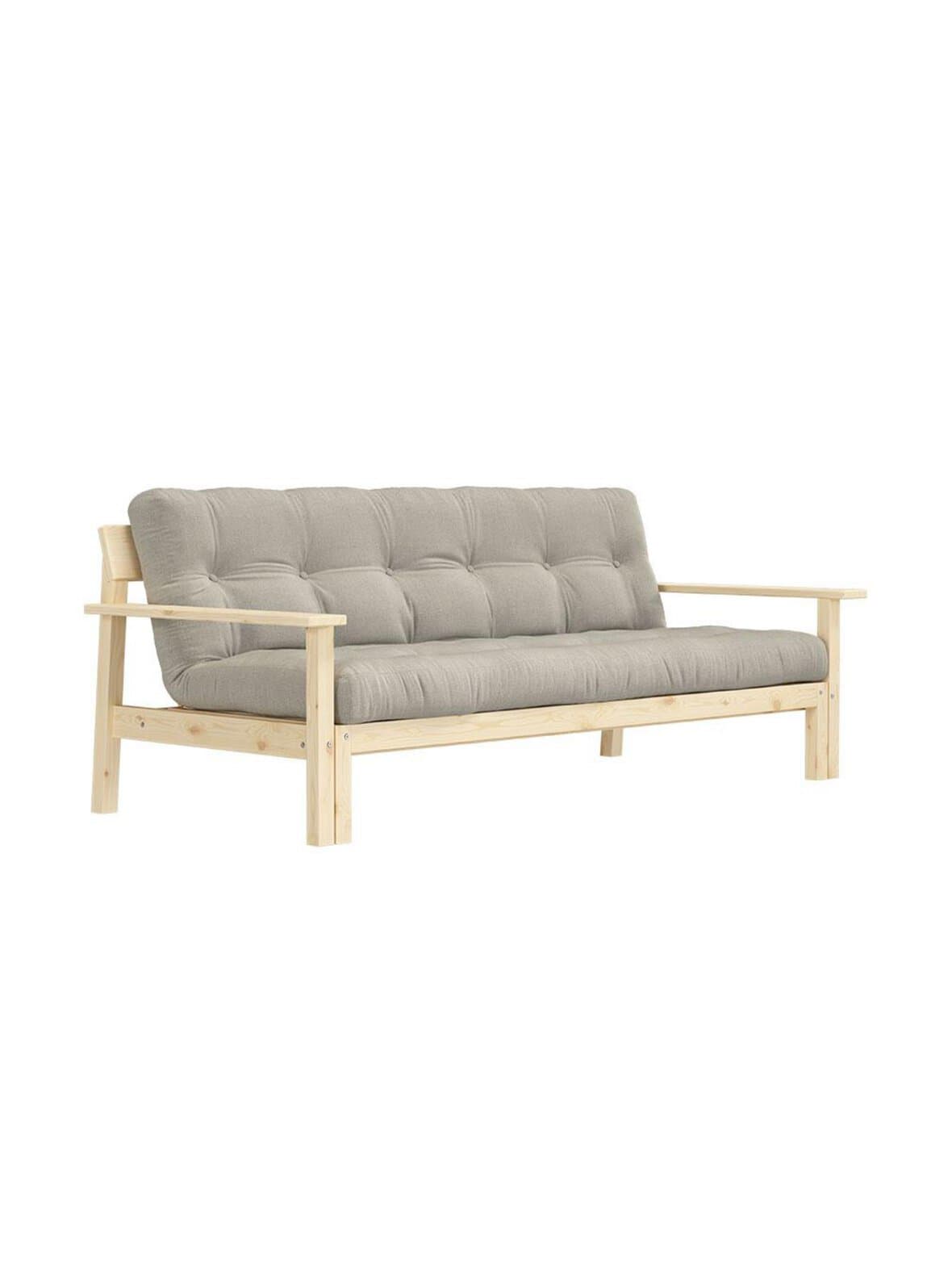 Unwind-futonsohva linen/mänty l 218 cm – Karup