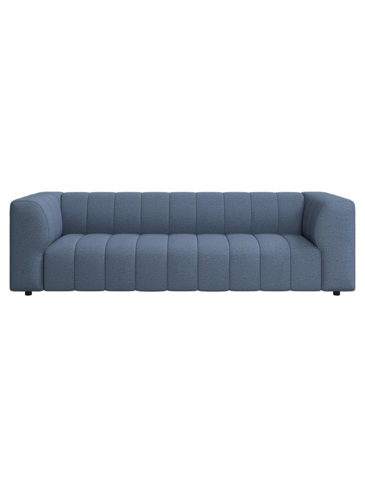 Bellagio-sohva capri-kangas 3233 sininen l 244 cm – BoConcept