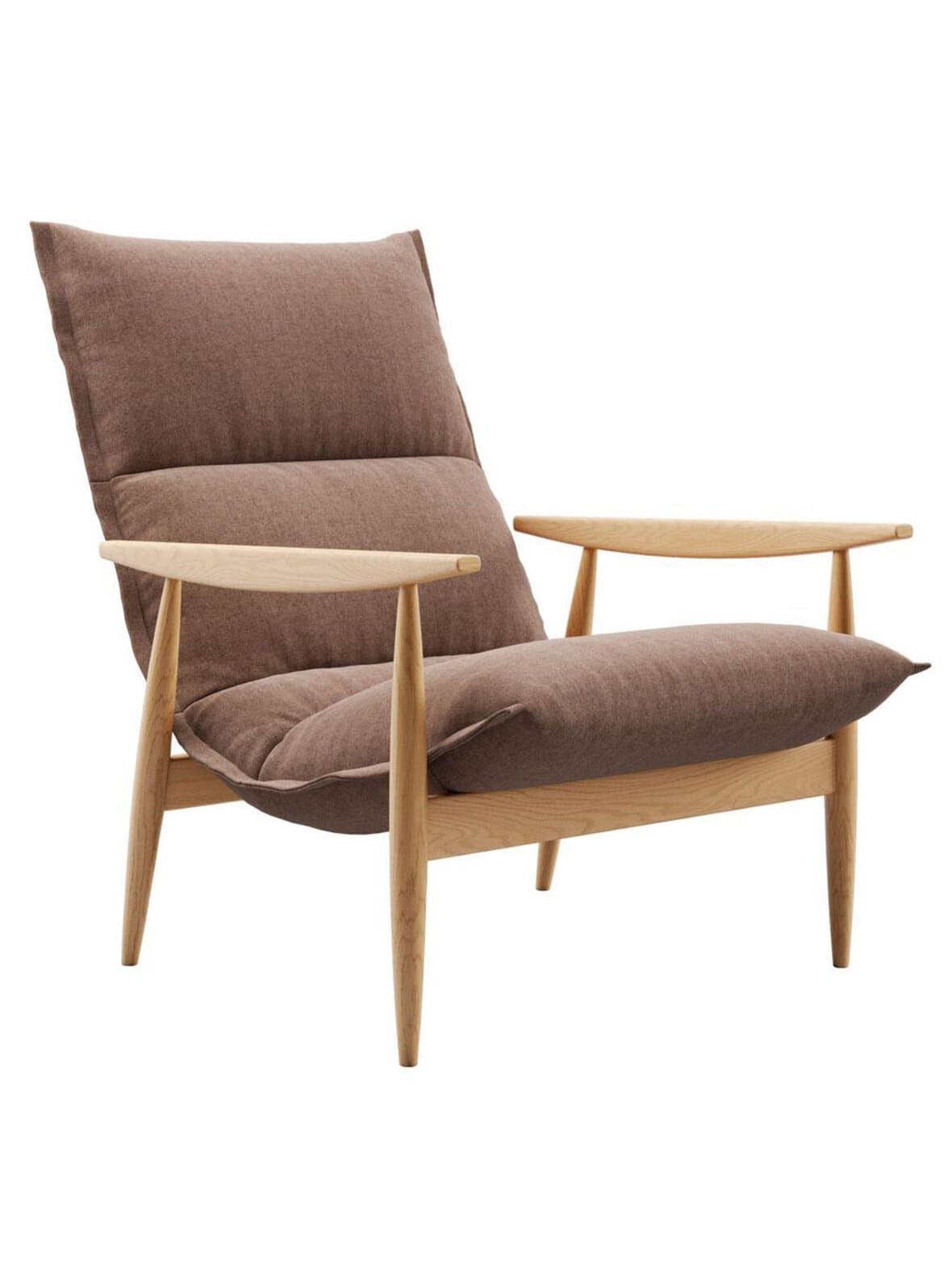 Tao-nojatuoli velvety-kangas 17 ruskea / tammi – Adea