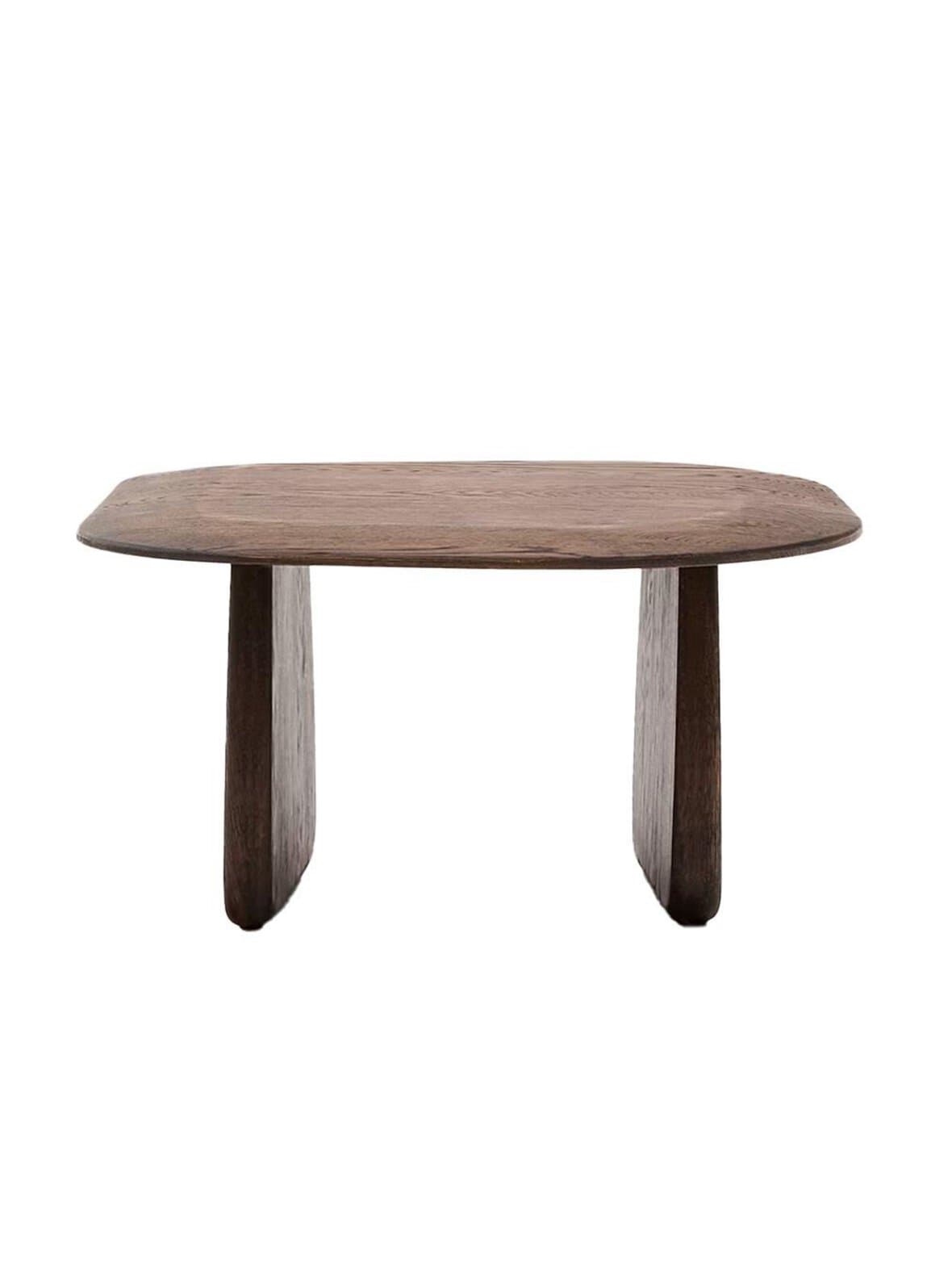 Pirita-sivupöytä tumma tammi 70,6 x 70 cm – Kave Home
