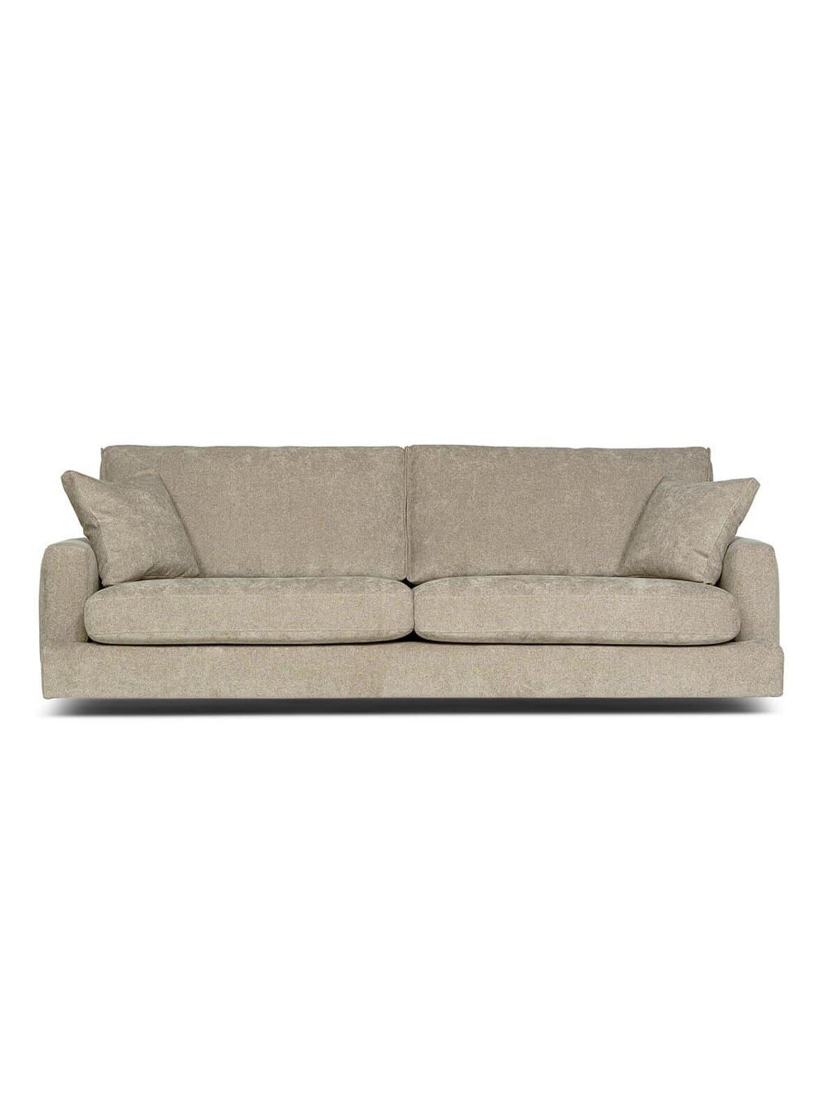 Vesper-sohva shaff-kangas 1109 harmaanbeige l 253 cm – Dutti