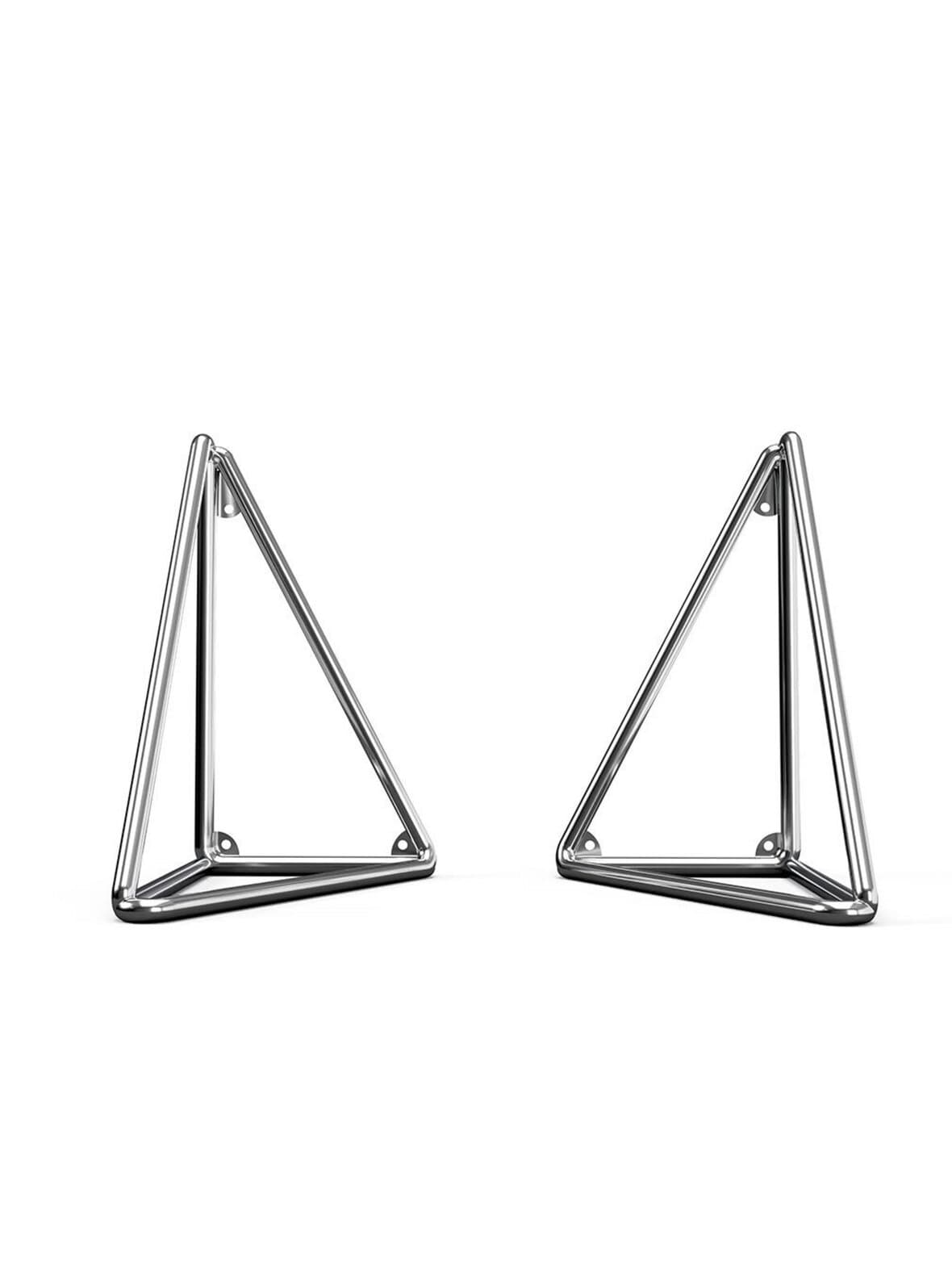 Pythagoras xl -hyllynkannattimet 2 kpl kromi – Maze