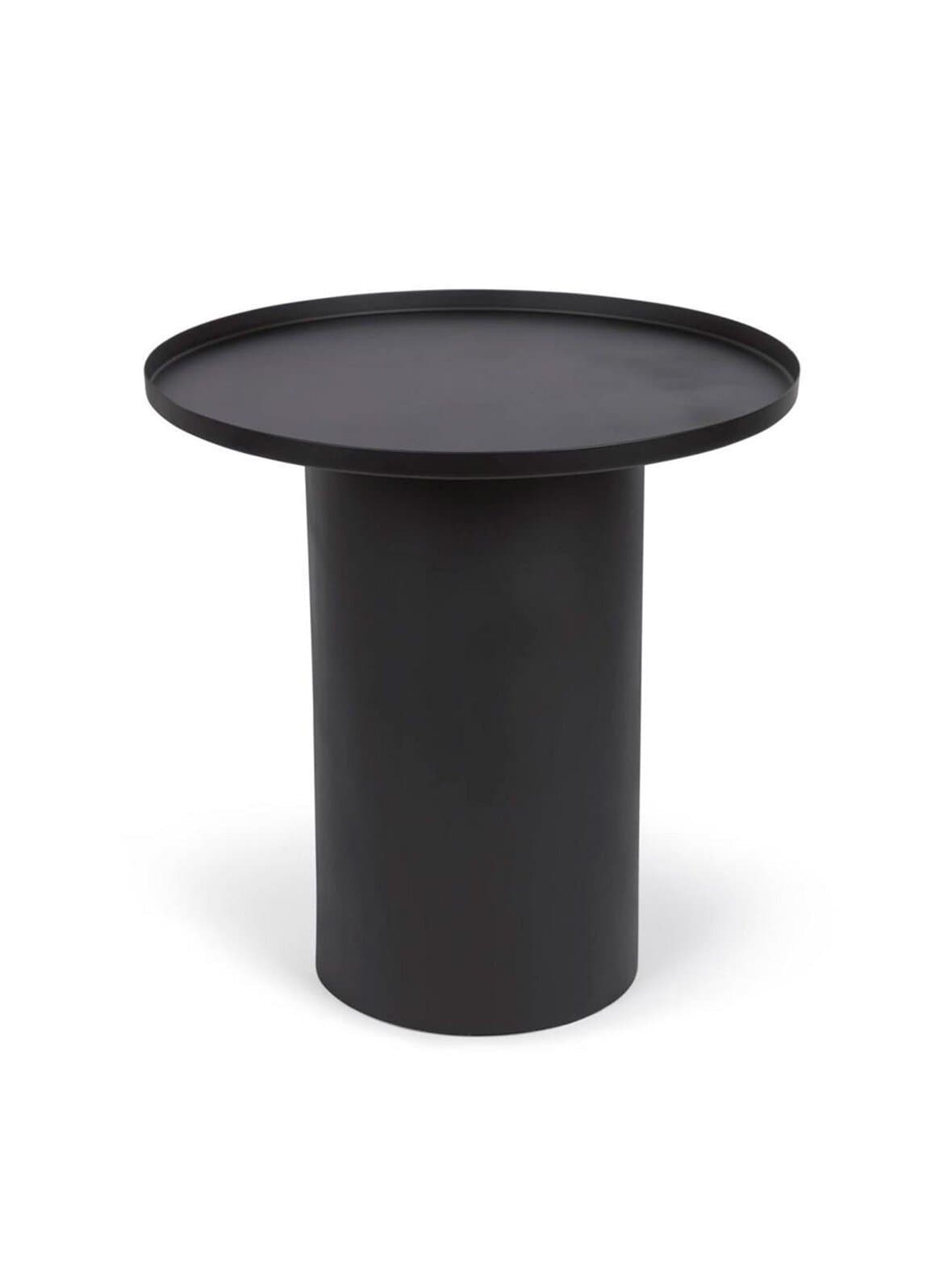 Fleksa-sivupöytä musta ⌀ 45 cm – Kave Home