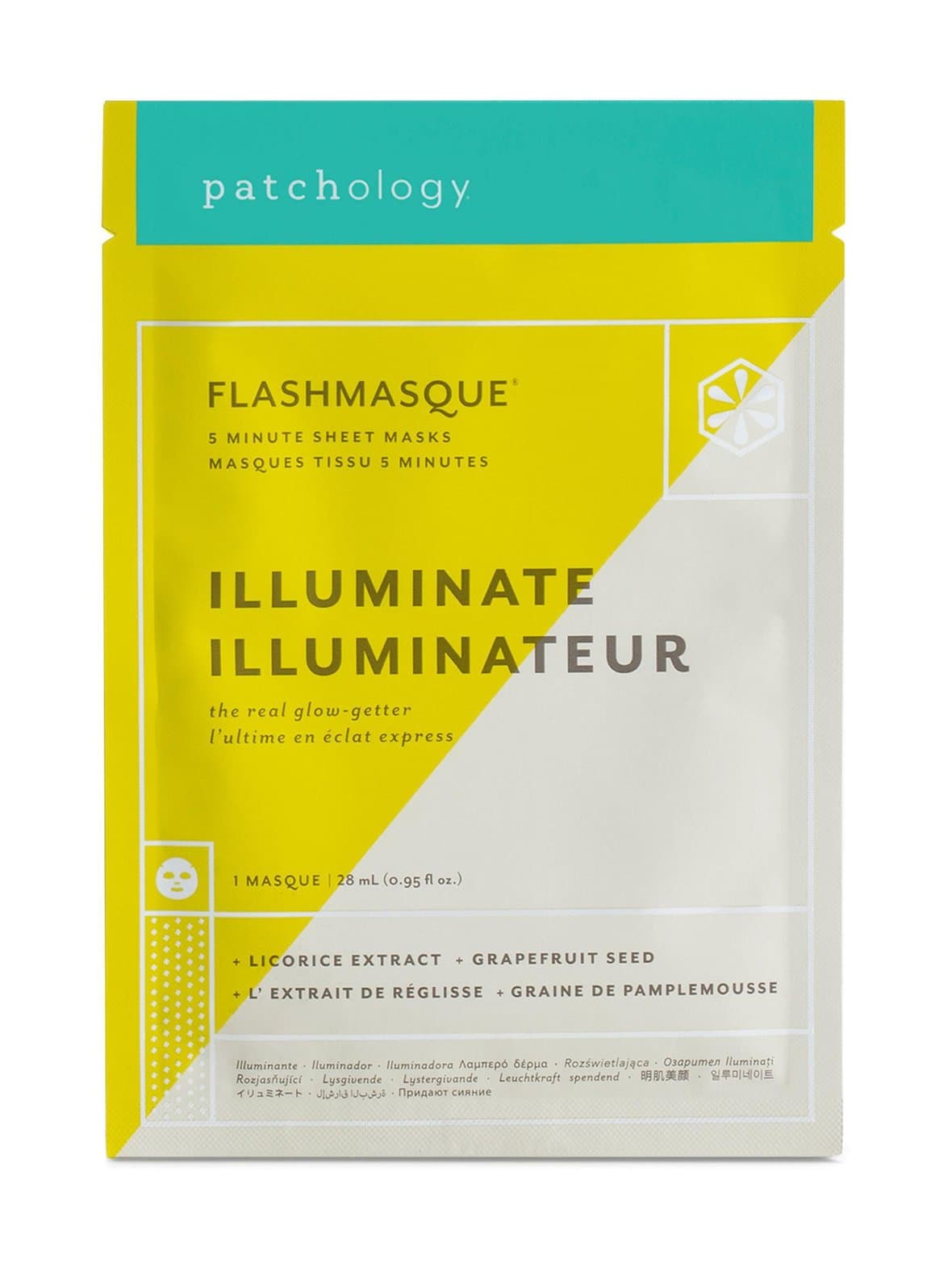 Flashmasque illuminate-kangasnaamio – Patchology