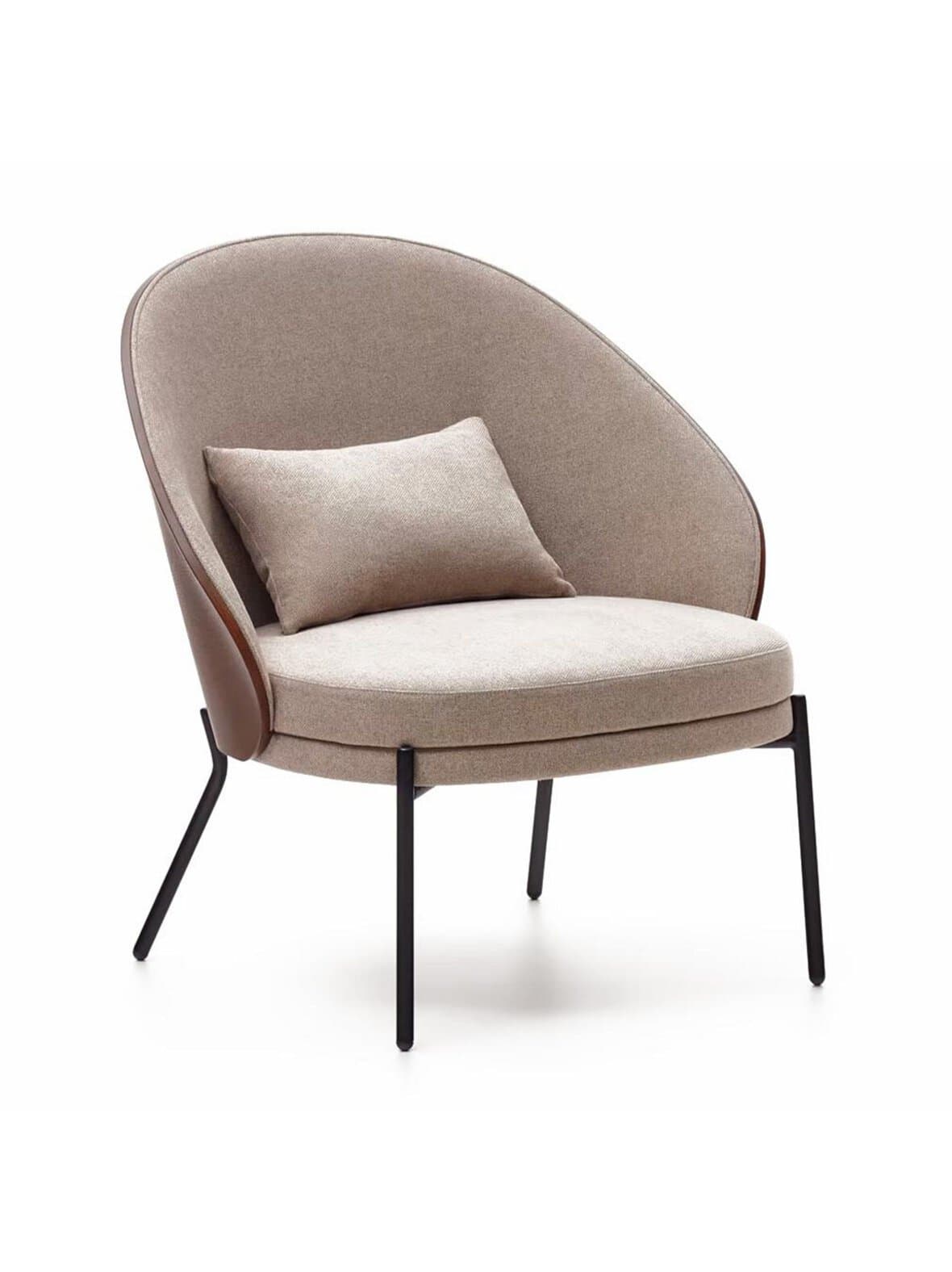 Eamy-nojatuoli vaaleanruskea / tumma saarni – Kave Home