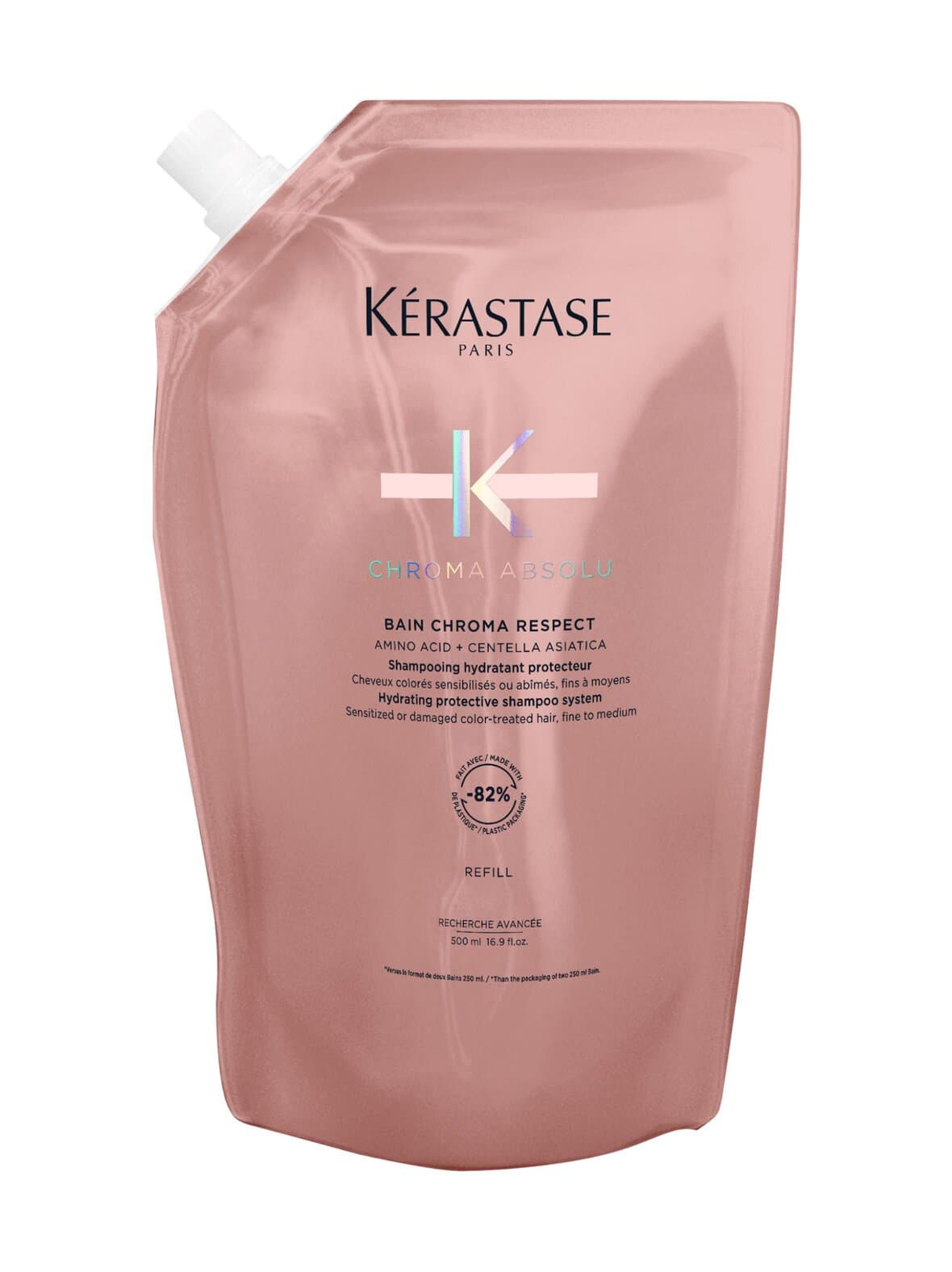 Bain chroma respect refill -shampoo, täyttöpakkaus, 500ml – Kérastase