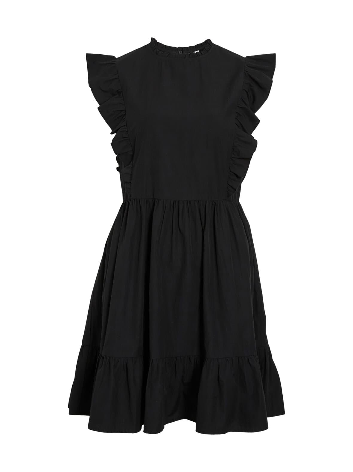 Virufella o-neck -frillamekko – VILA