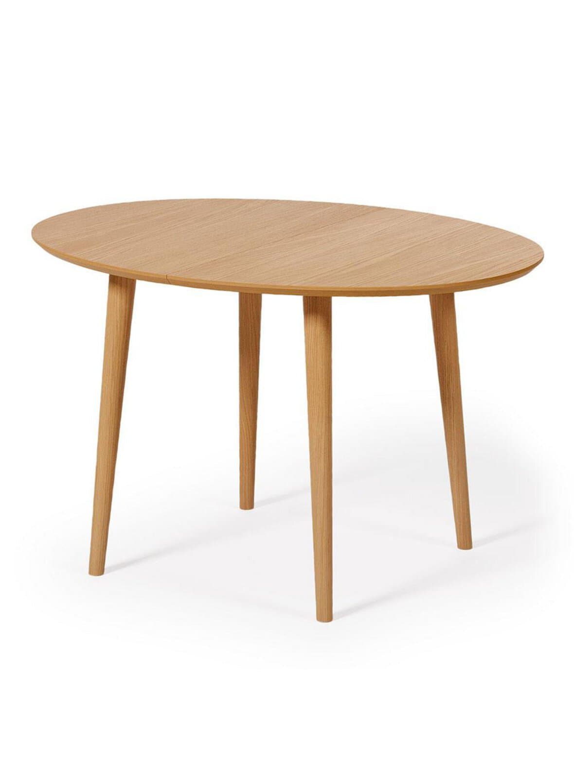 Oqui- jatkettava ruokapöytä tammi 90 x 120/200 cm – Kave Home