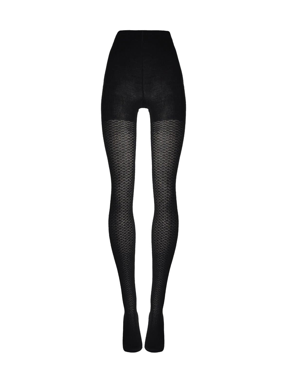 Merino pattern -neulesukkahousut 100 den – Wolford