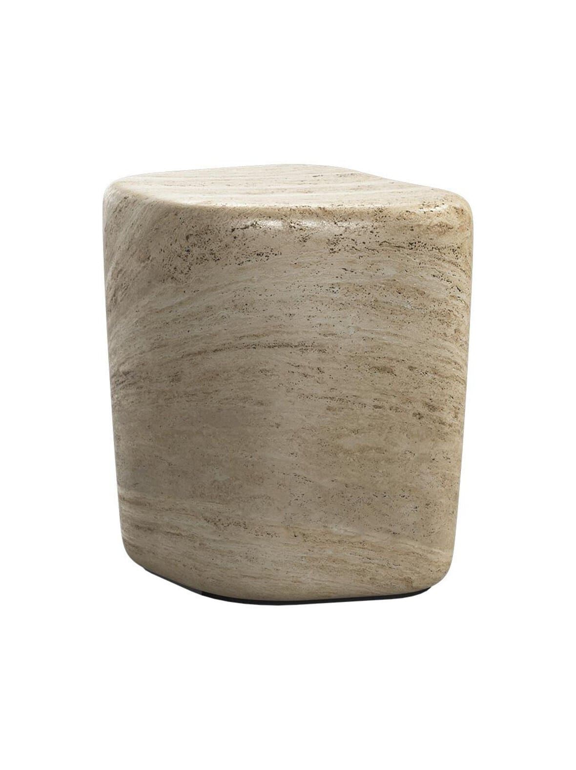 Tivoli-sivupöytä travertiini 36 x 43 cm – BoConcept