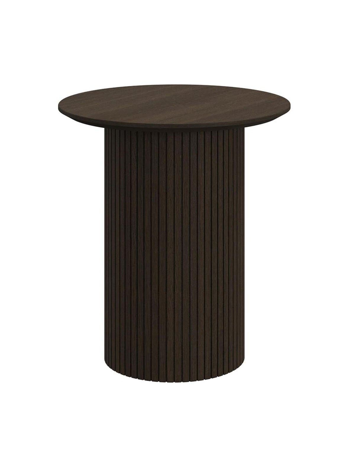 Santiago-sivupöytä tumma tammi ⌀ 46 cm – BoConcept
