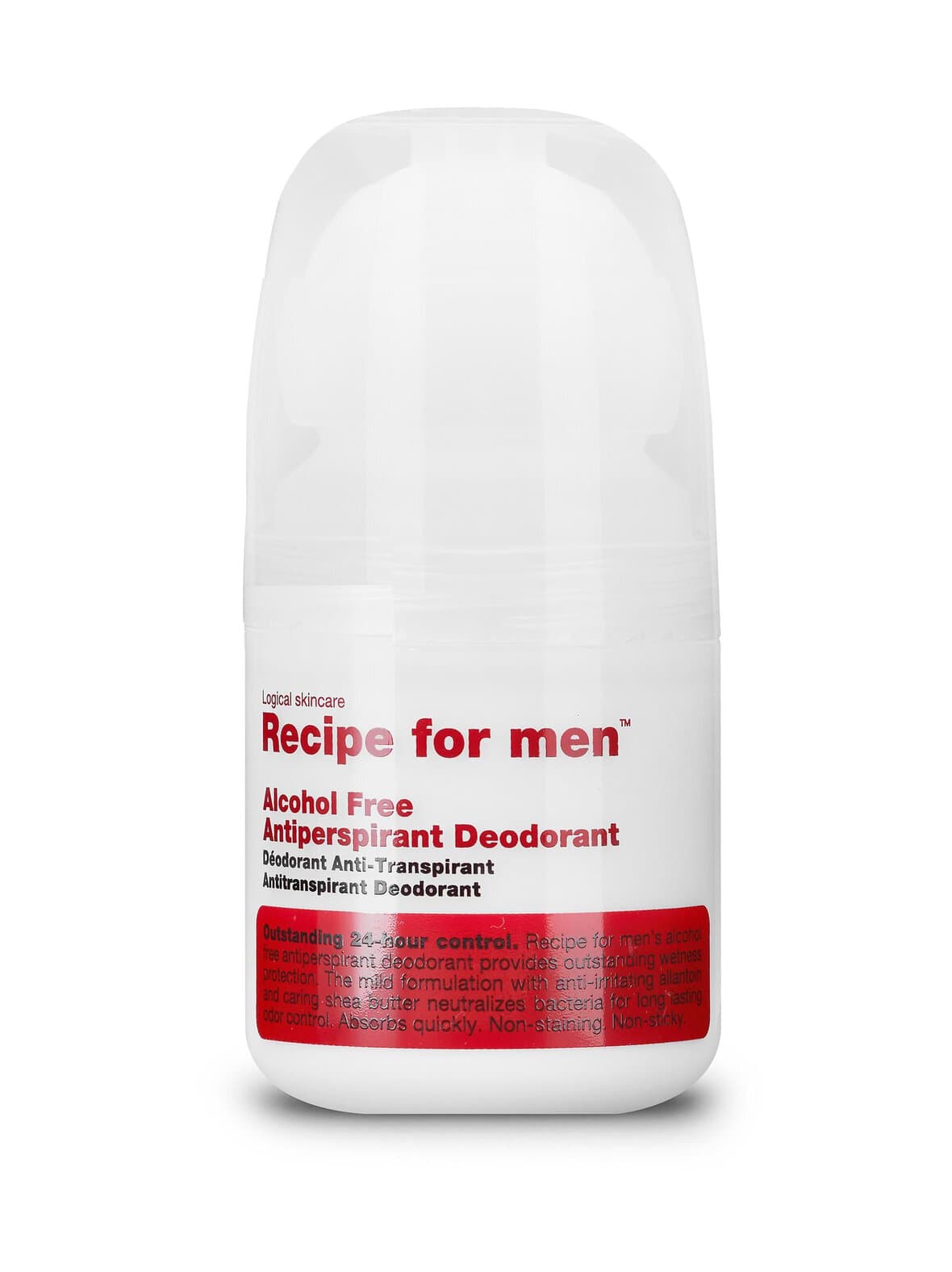 Alcohol free antiperspirant deodorant -alkoholiton deodorantti, 60 ml – Recipe for men