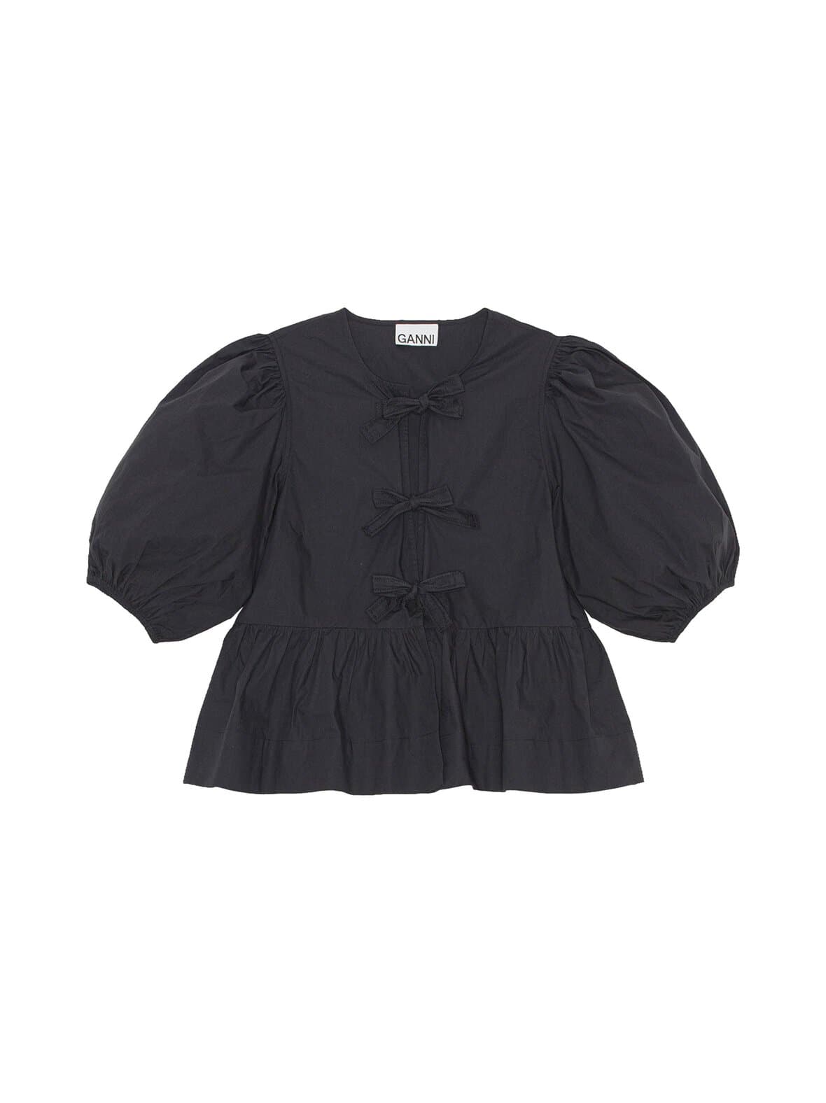 Cotton peplum -popliinipusero – GANNI