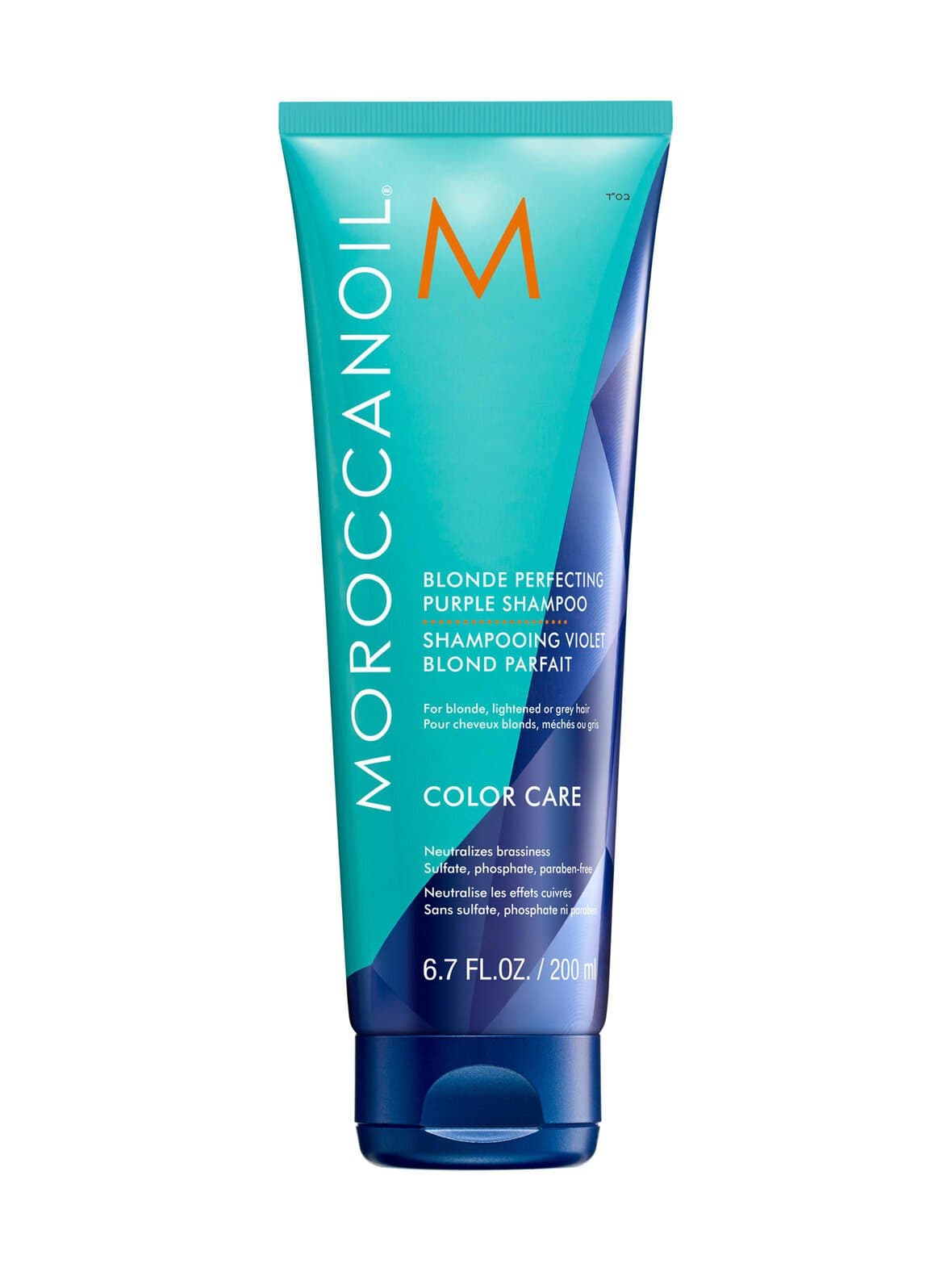 Blonde perfecting purple shampoo 200 ml – Moroccanoil