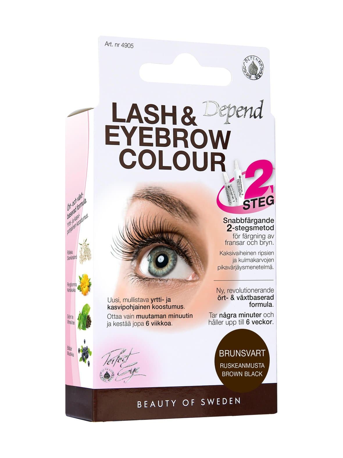 Lash and eyebrow colour -ripsi- ja kulmaväri – Depend