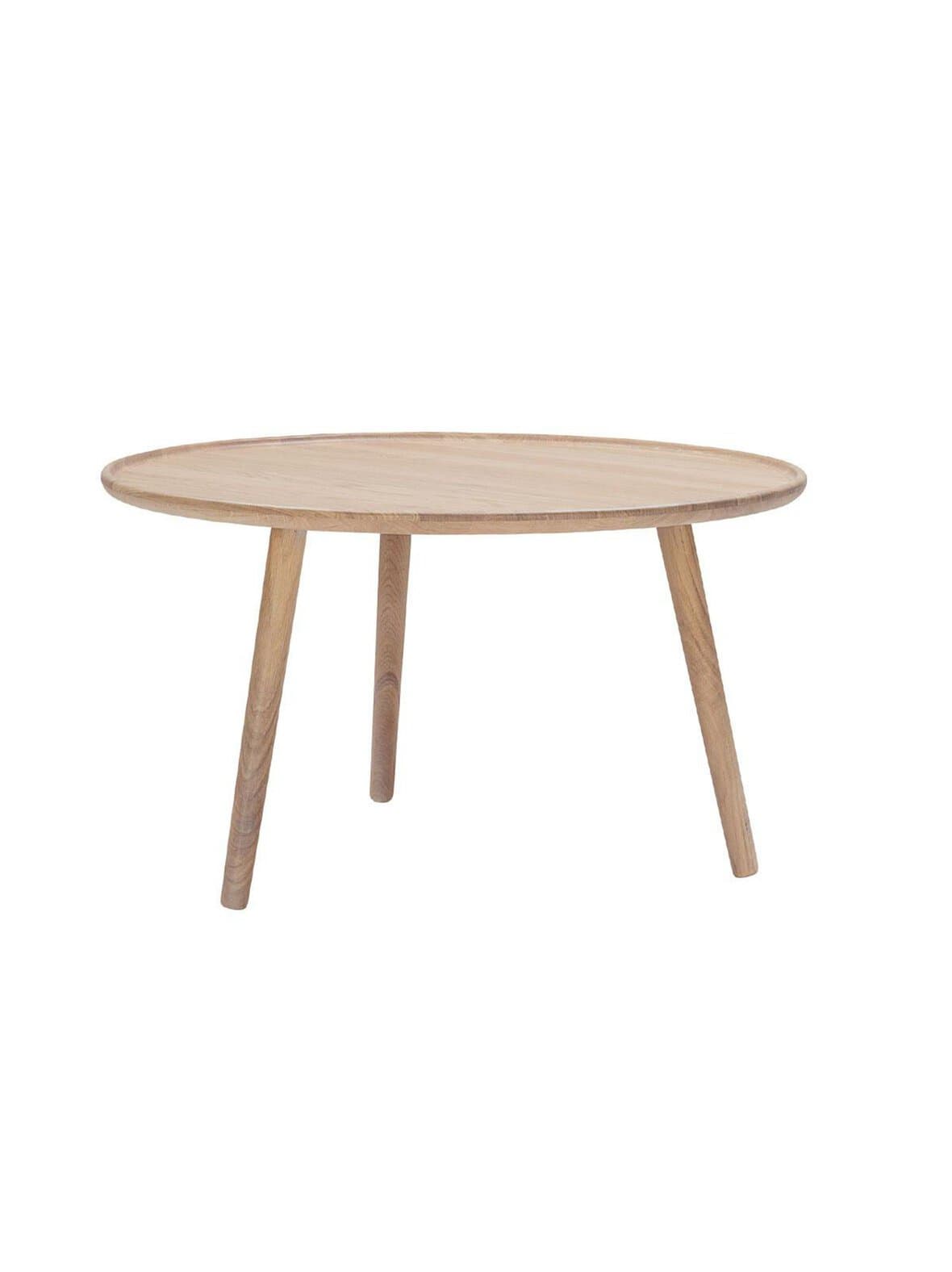Love-sohvapöytä valkaistu tammi ⌀ 80 cm – Sits