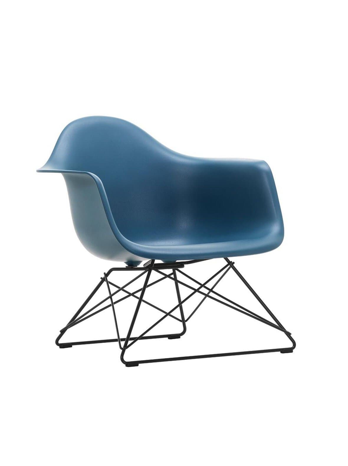 Eames lar re -tuoli sea blue/musta – Vitra