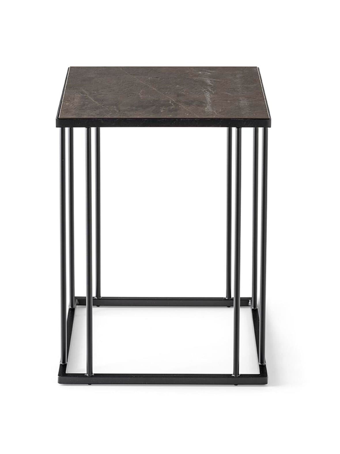 Renee-sohvapöytä pronssi/mattamusta 38 x 38 cm – Calligaris