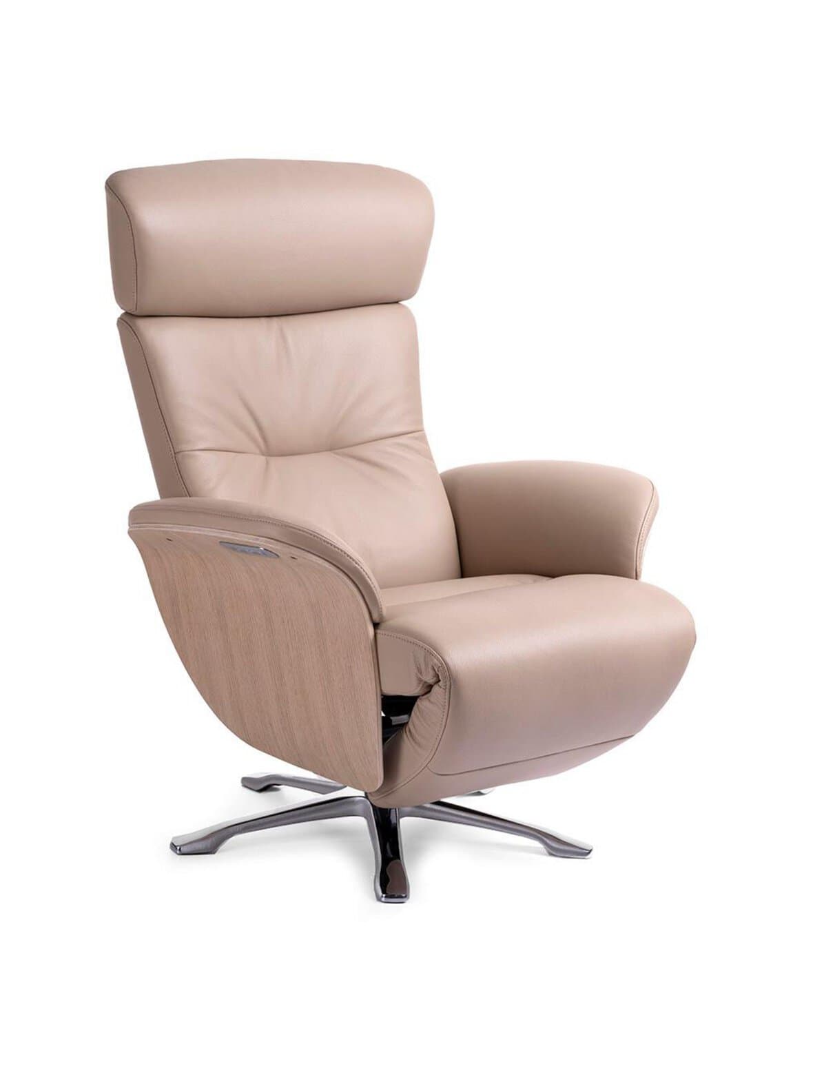 Nova-nojatuoli sorrento-nahka hiekka / tammi – Conform