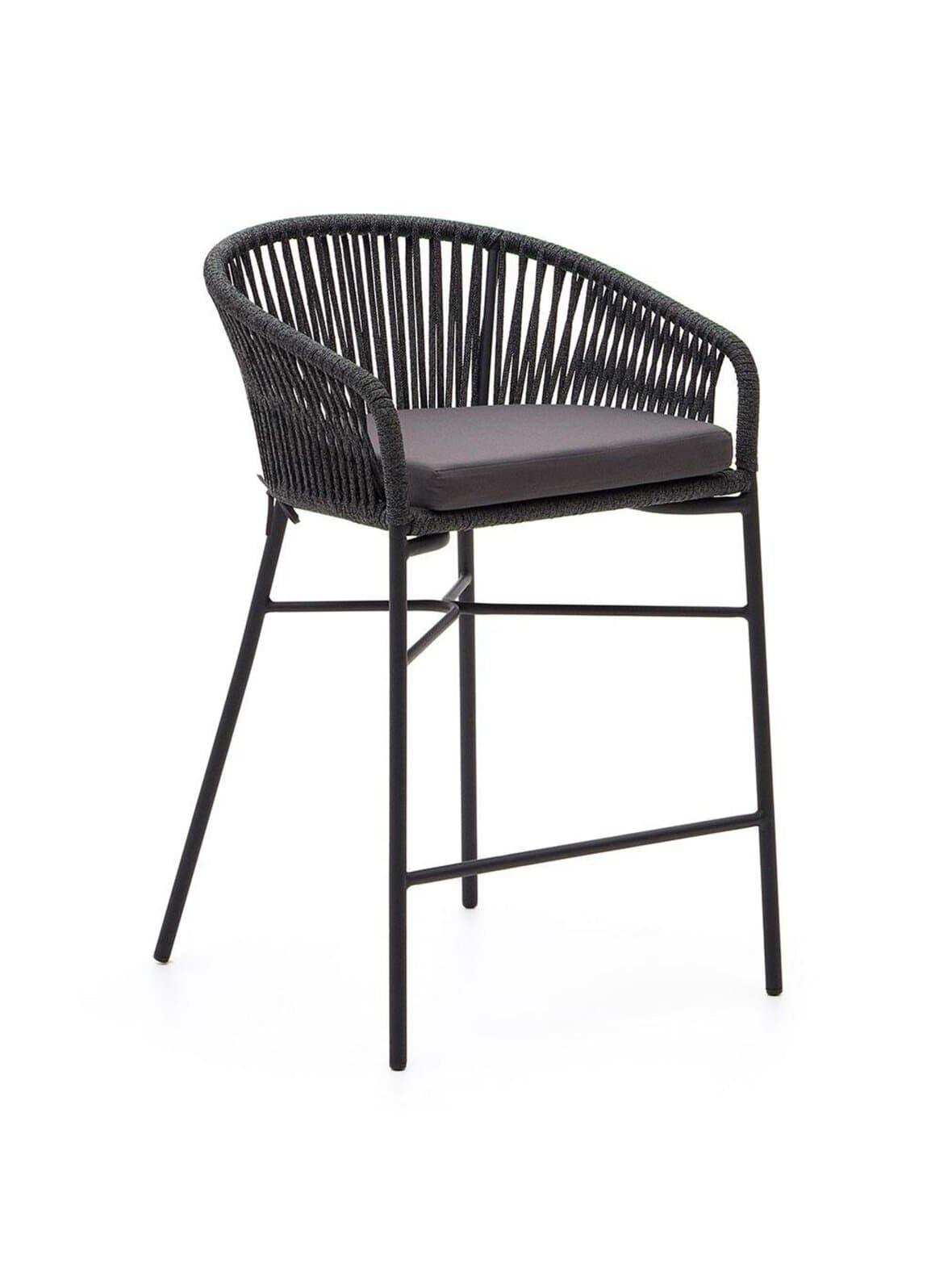 Yanet-baarituoli musta k 65 cm – Kave Home