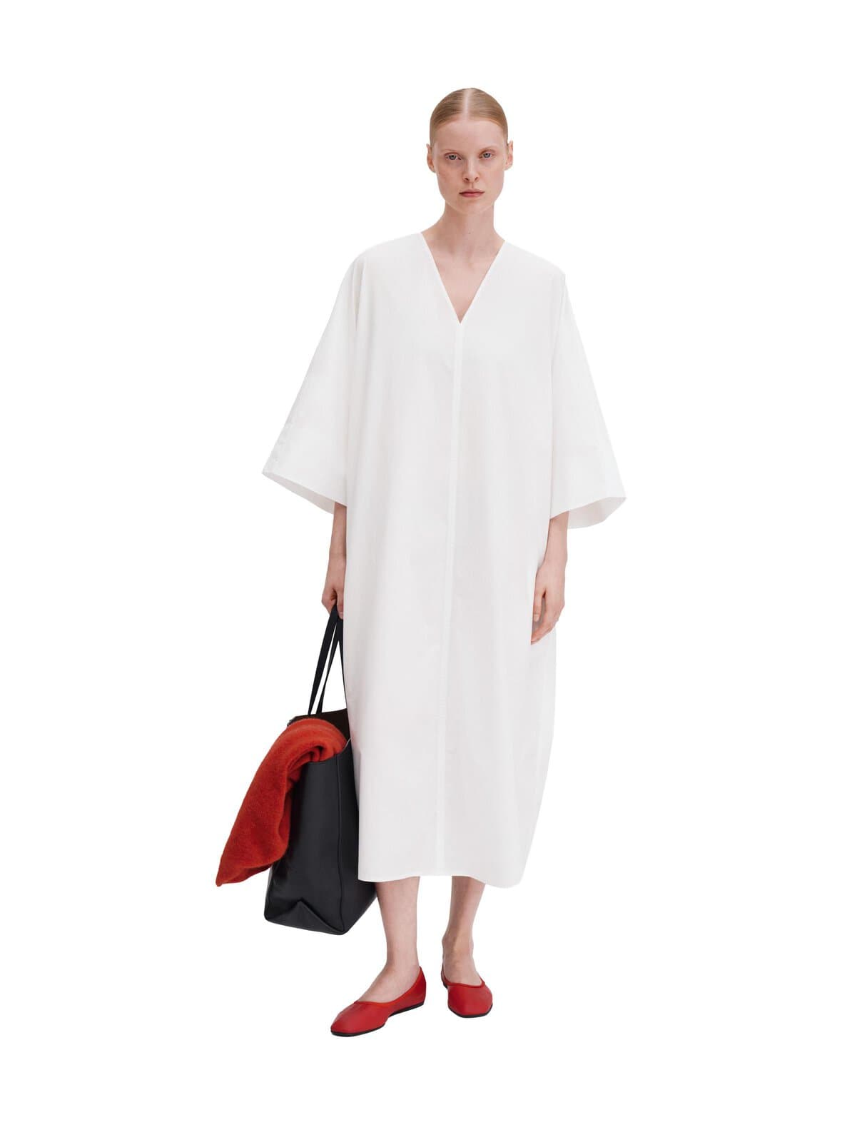 V-neck cotton -kaftaani – Filippa K