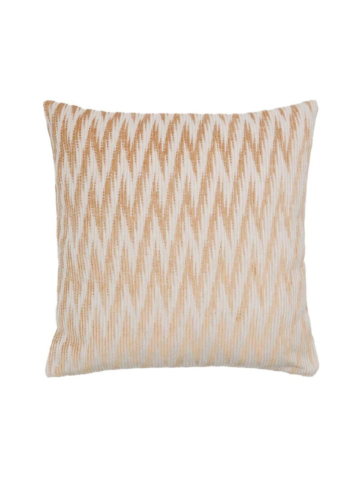Sigato-tyynynpäällinen beige / valkoinen 45 x 45 cm – Kave Home