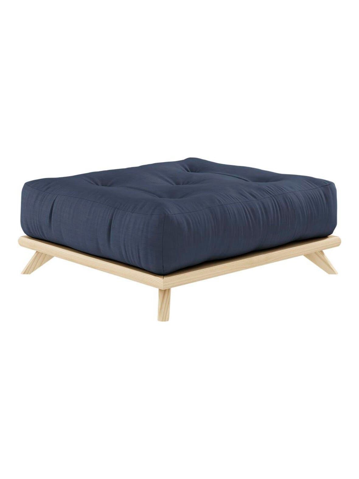 Senza-futonrahi navy/mänty – Karup