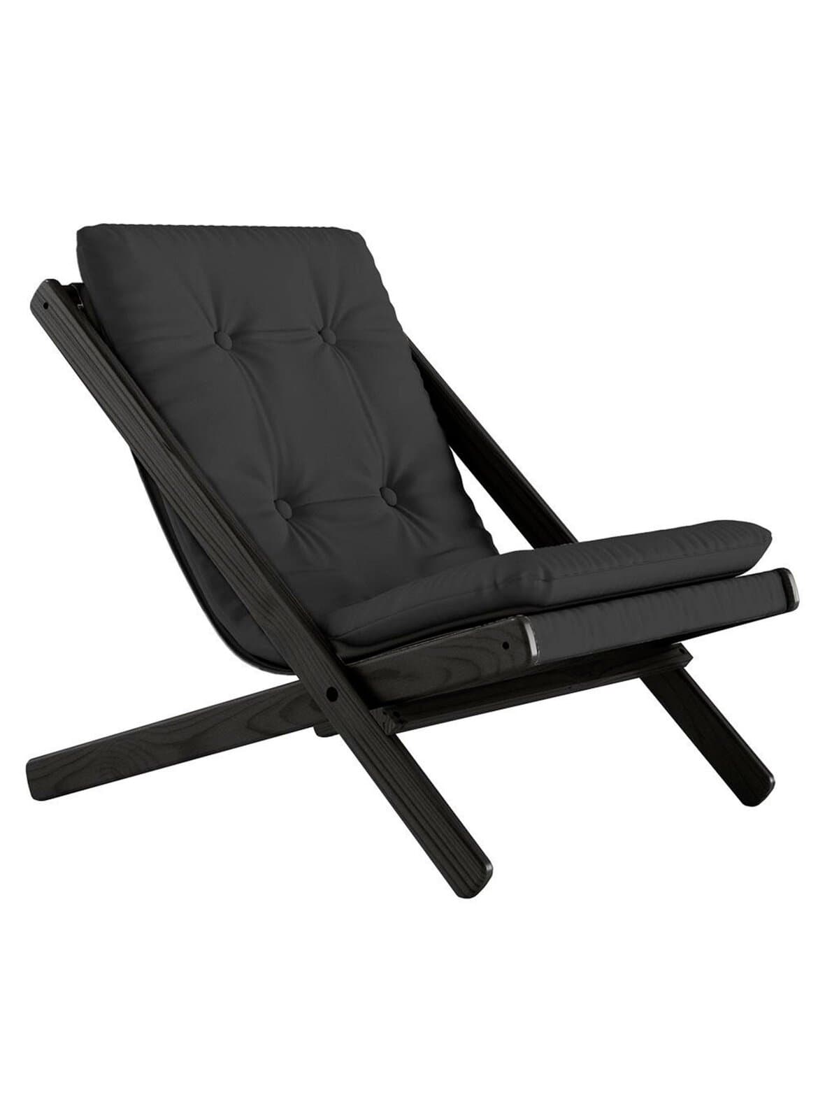 Boogie-nojatuoli dark grey/black – Karup
