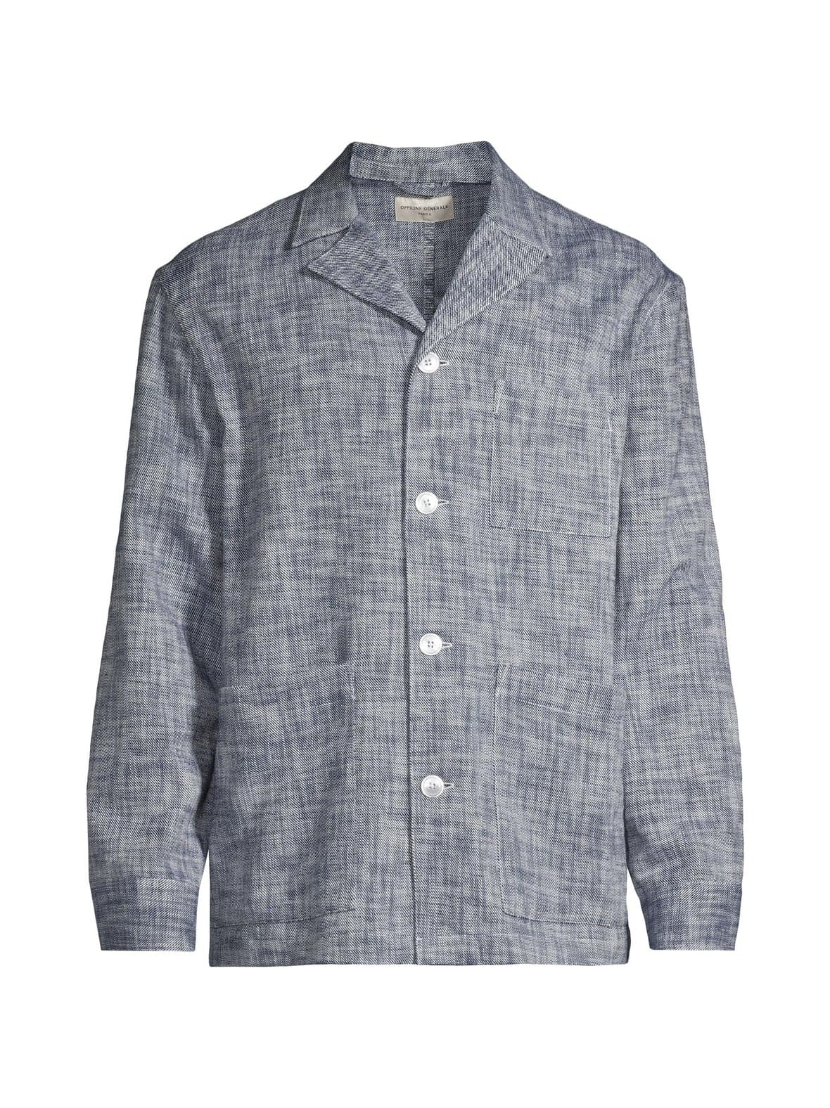 Sheldon light slub twill -päällyspaita – Officine Générale