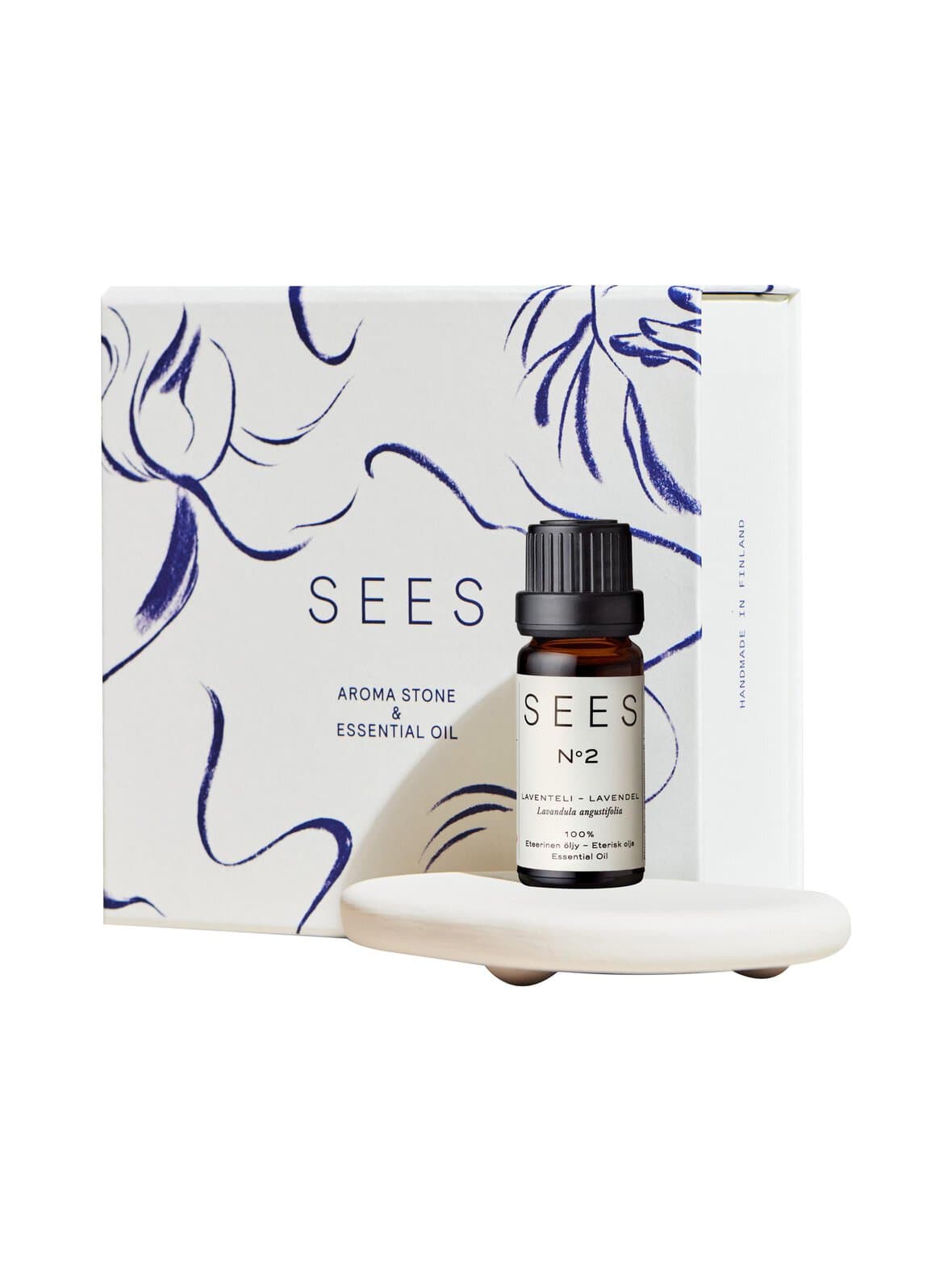 Aroma stone & lavender -tuoksukivi ja eteerinen öljy – SEES