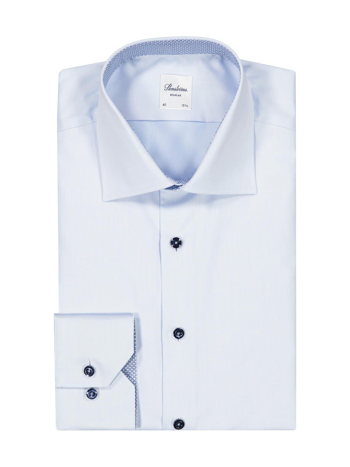 Regular cuff contrast -kauluspaita – Stenströms