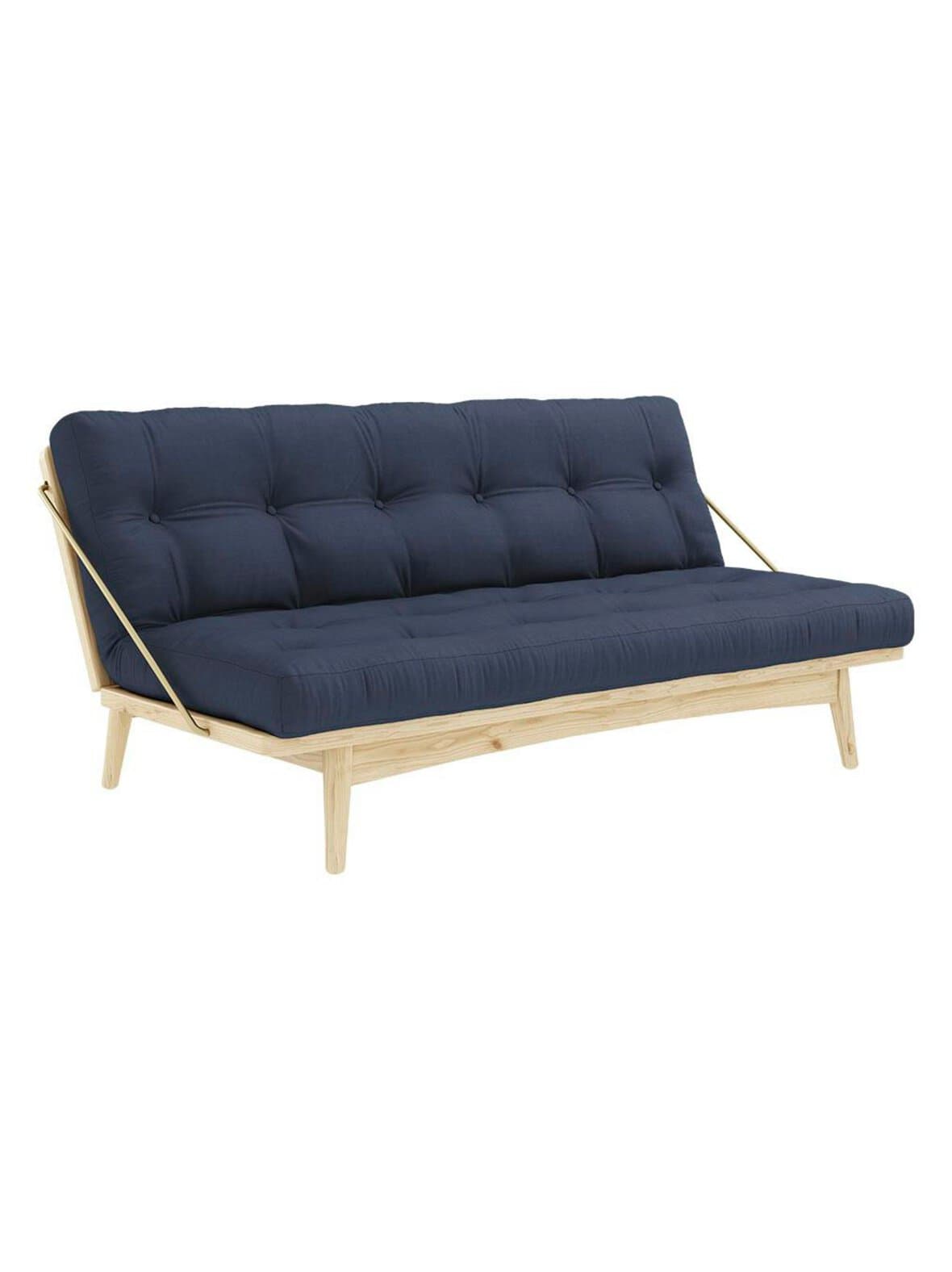 Folk-futonsohva navy / mänty – Karup