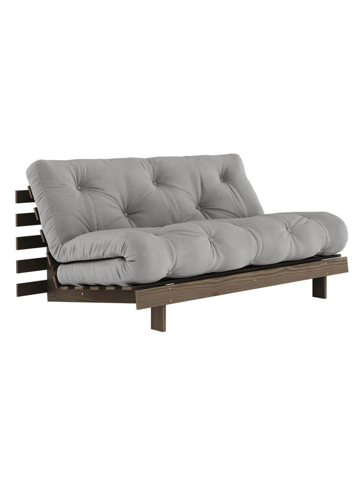 Roots-futonsohva grey/ruskea l 160 cm – Karup