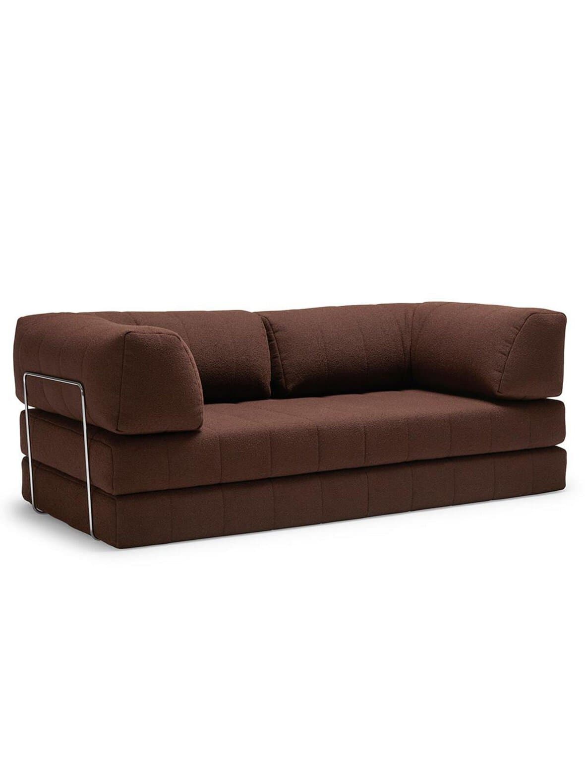 Cozypad-vuodesohva taura-kangas 359 cappuccino l 208 cm / käsinojilla – Innovation Living