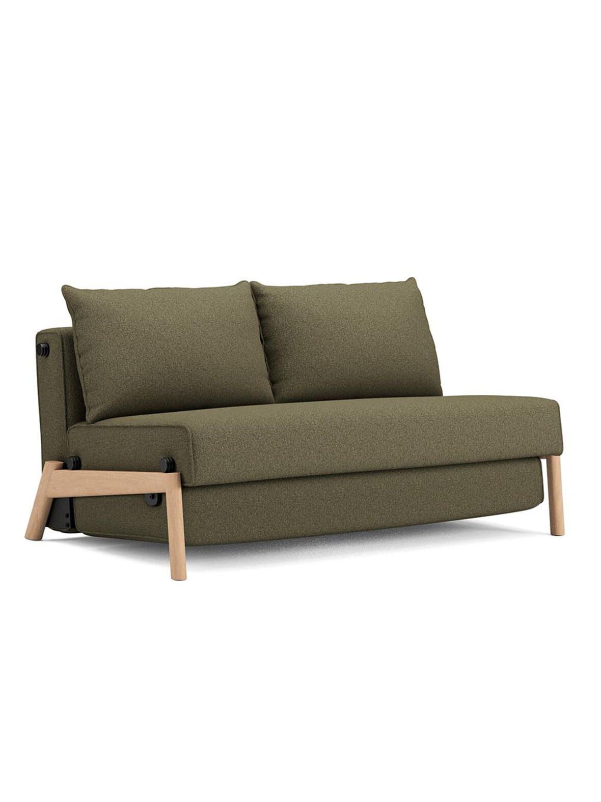 Aisa-vuodesohva bouclé-kangas 535 forest green l 148 cm – Innovation Living