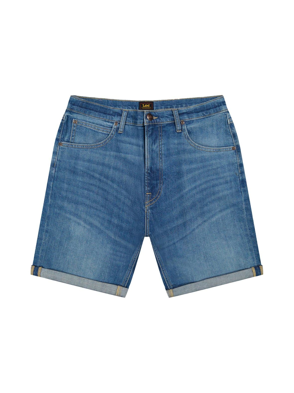 5-pocket regular fit -farkkushortsit – Lee