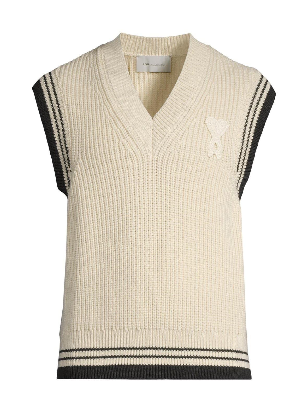 Sleeveless sweater -neuleliivi – Ami