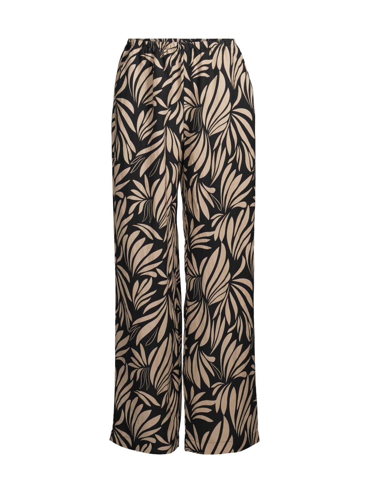 Anette wide leg -pellavasekoitehousut – NOOM