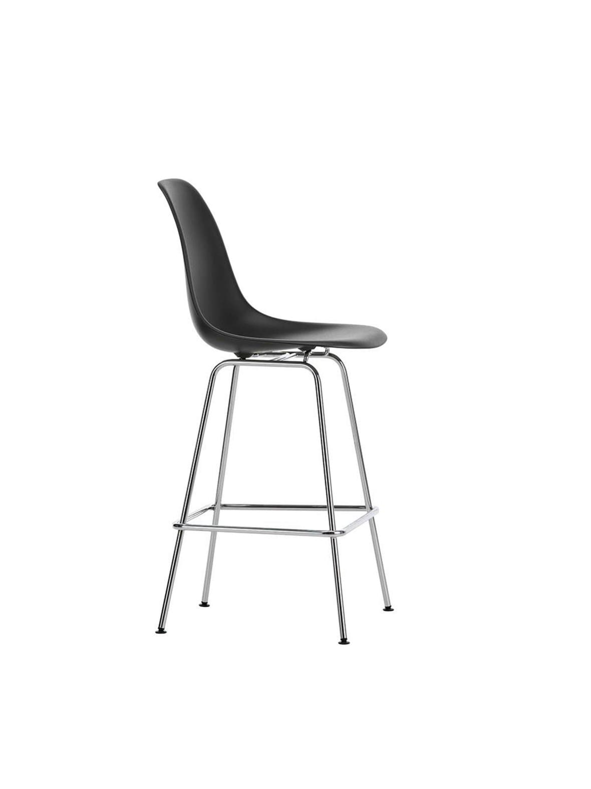 Eames re -baarituoli deep black/kromi medium – Vitra