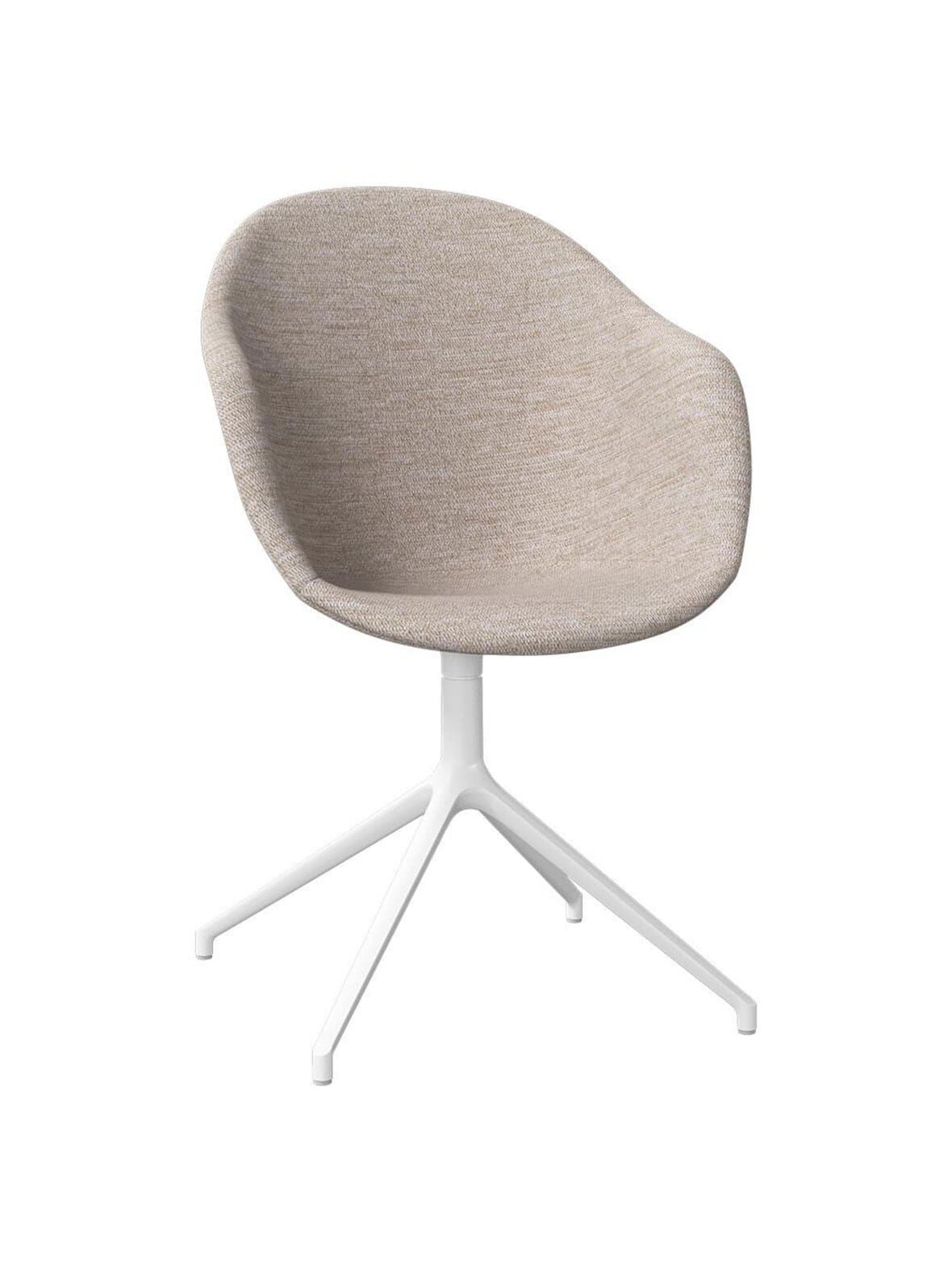 Adelaide-tuoli käsinojat capri-kangas 3230 beige / valkoinen – BoConcept