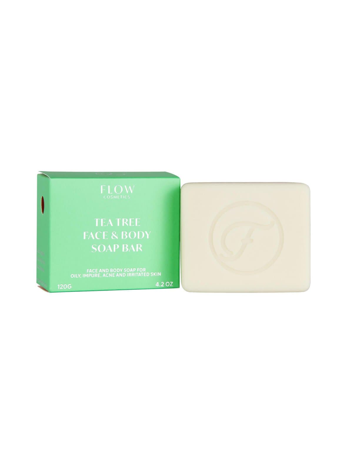 Tea tree face & body soap bar -teepuusaippua – Flow Cosmetics