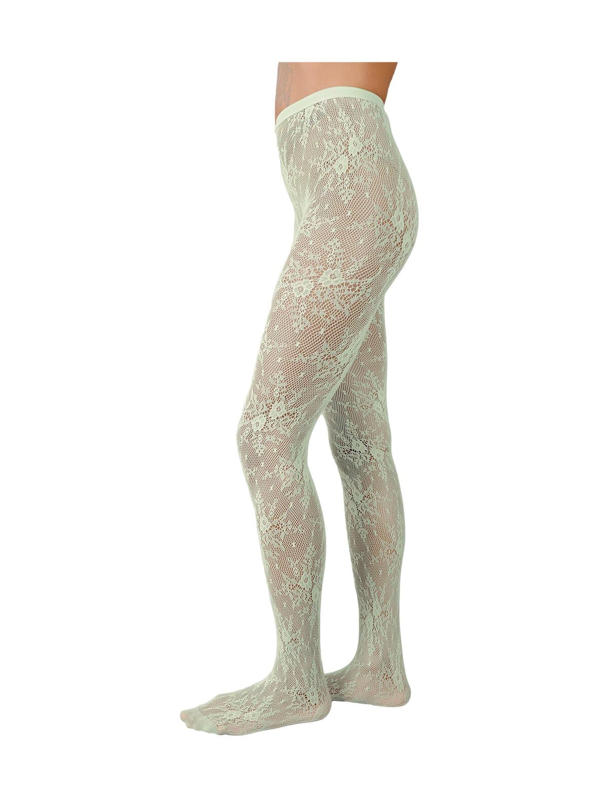 Rosa lace -pitsisukkahousut – Swedish Stockings