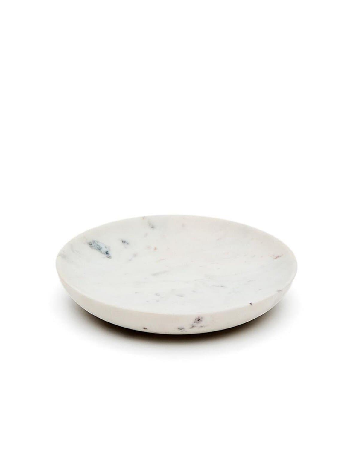 Ecin-tarjoiluastia valkoinen marmori ⌀ 20 cm – Kave Home
