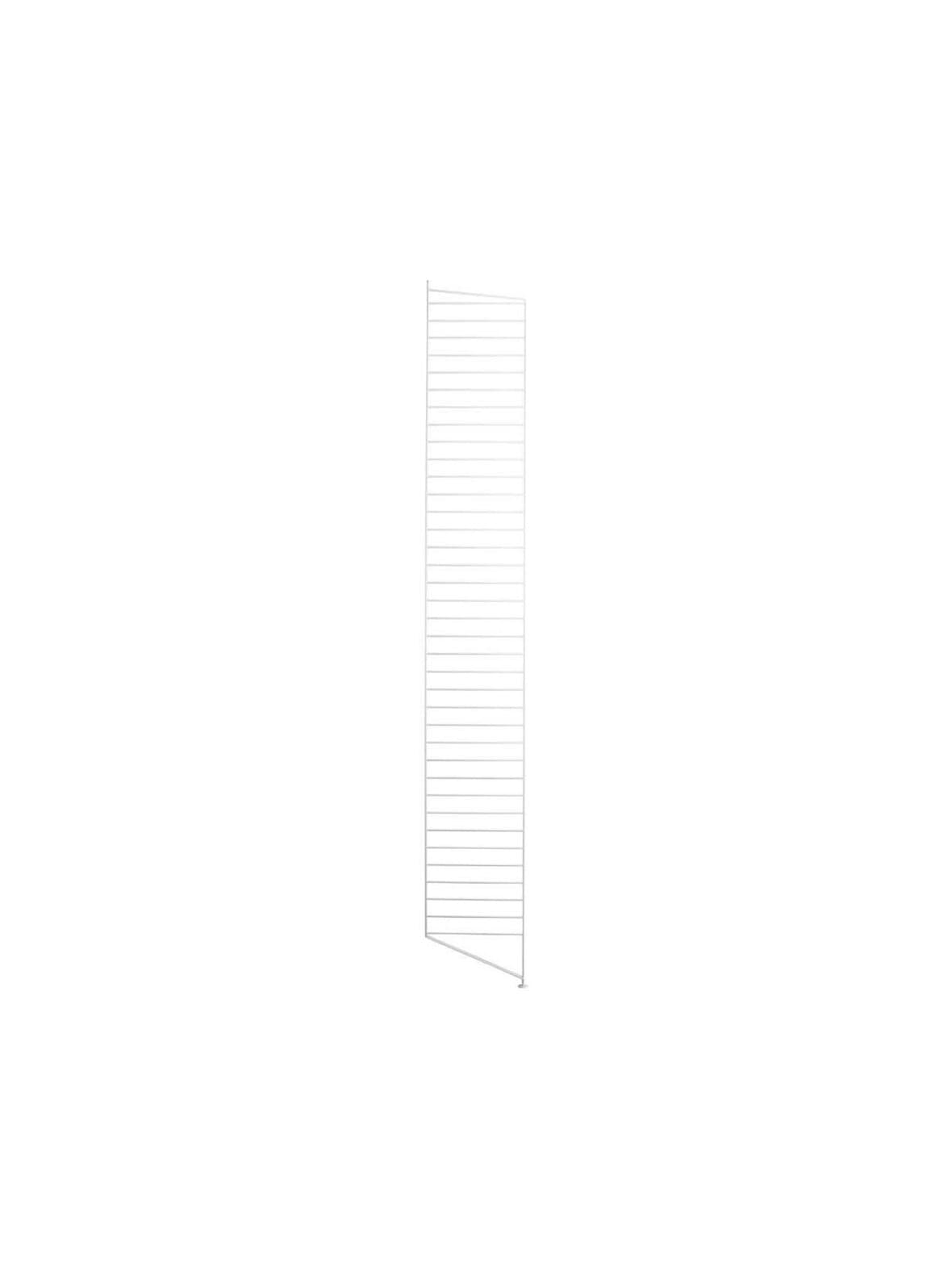 String system -lattiasivupaneeli valkoinen 200 x 30 cm – String Furniture